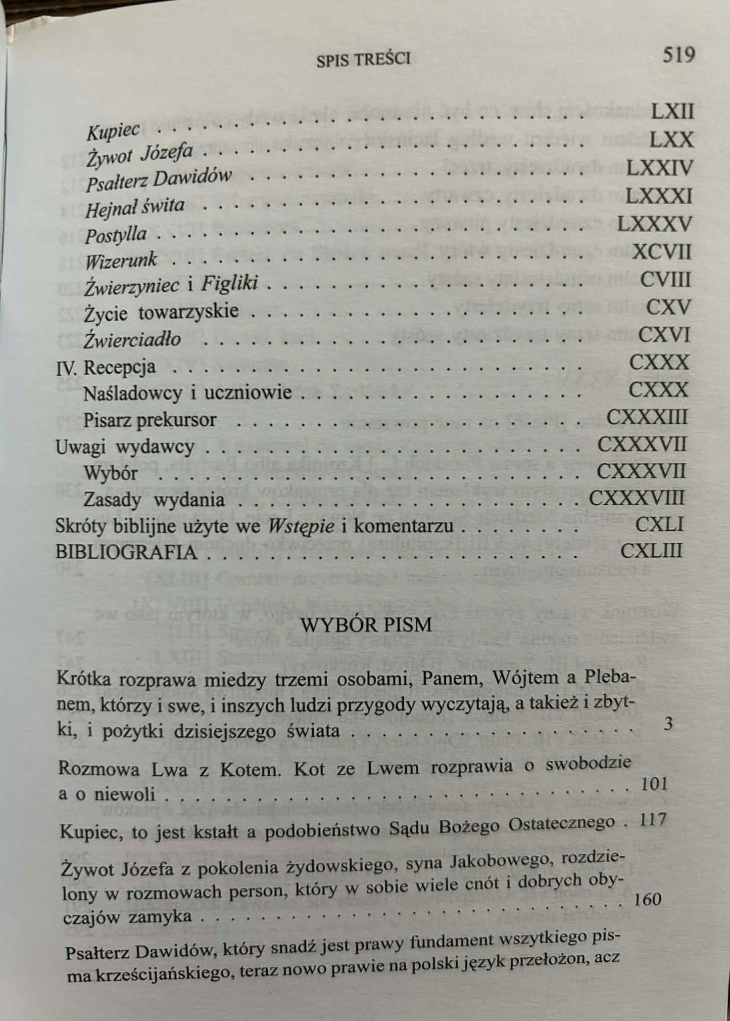 Wybór pism - Mikołaj Rej [Biblioteka Narodowa]