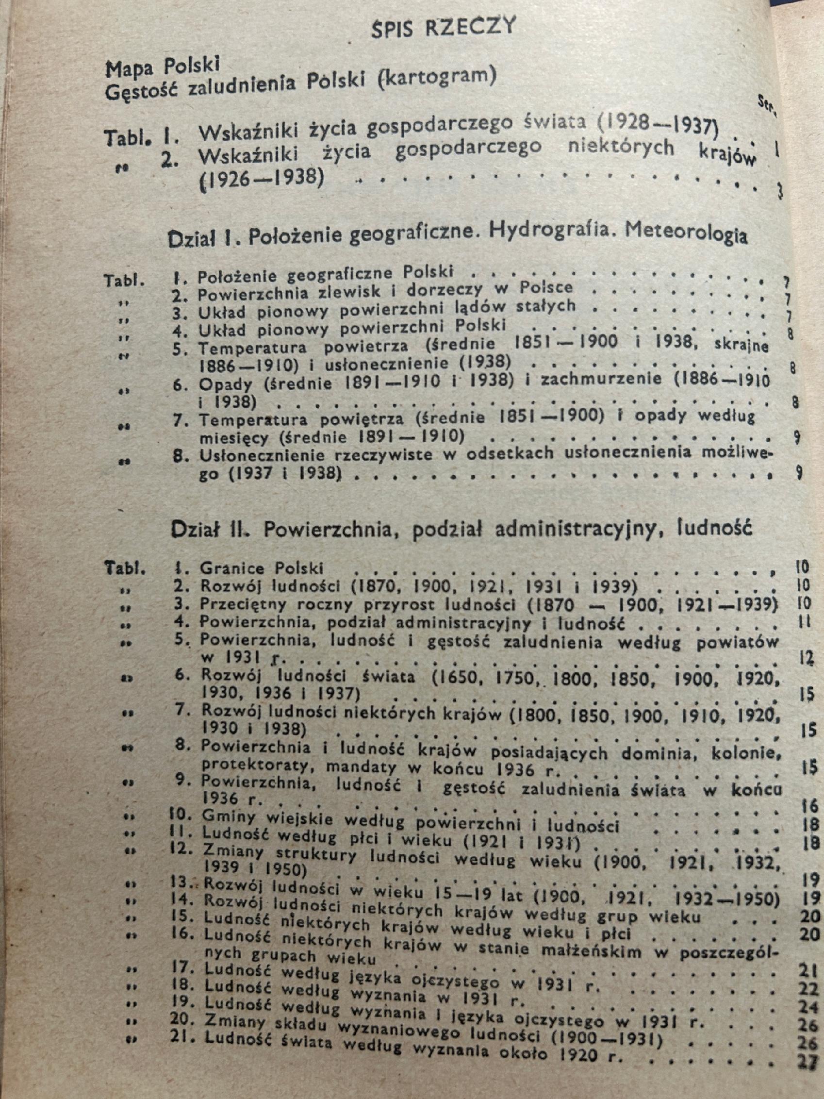 Mały rocznik statystyczny 1939 r. - Rok X
