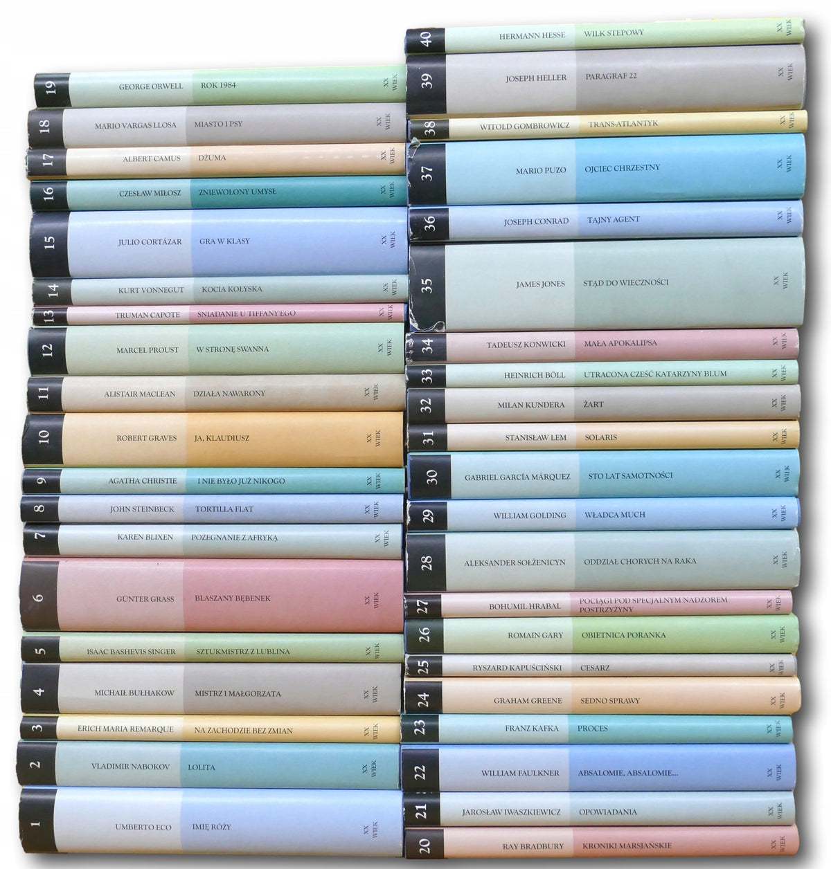 Komplet Kolekcja Gazety Wyborczej 40 tomów [Nabokov, Orwell, Miłosz i inni]