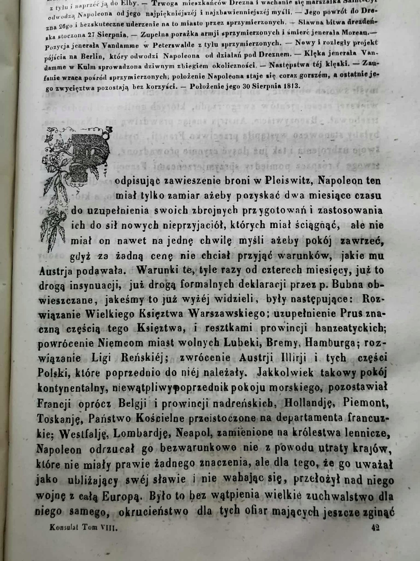 Historya Konsulatu i Cesarstwa t. VIII, A. Thiers [Warszawa 1860]