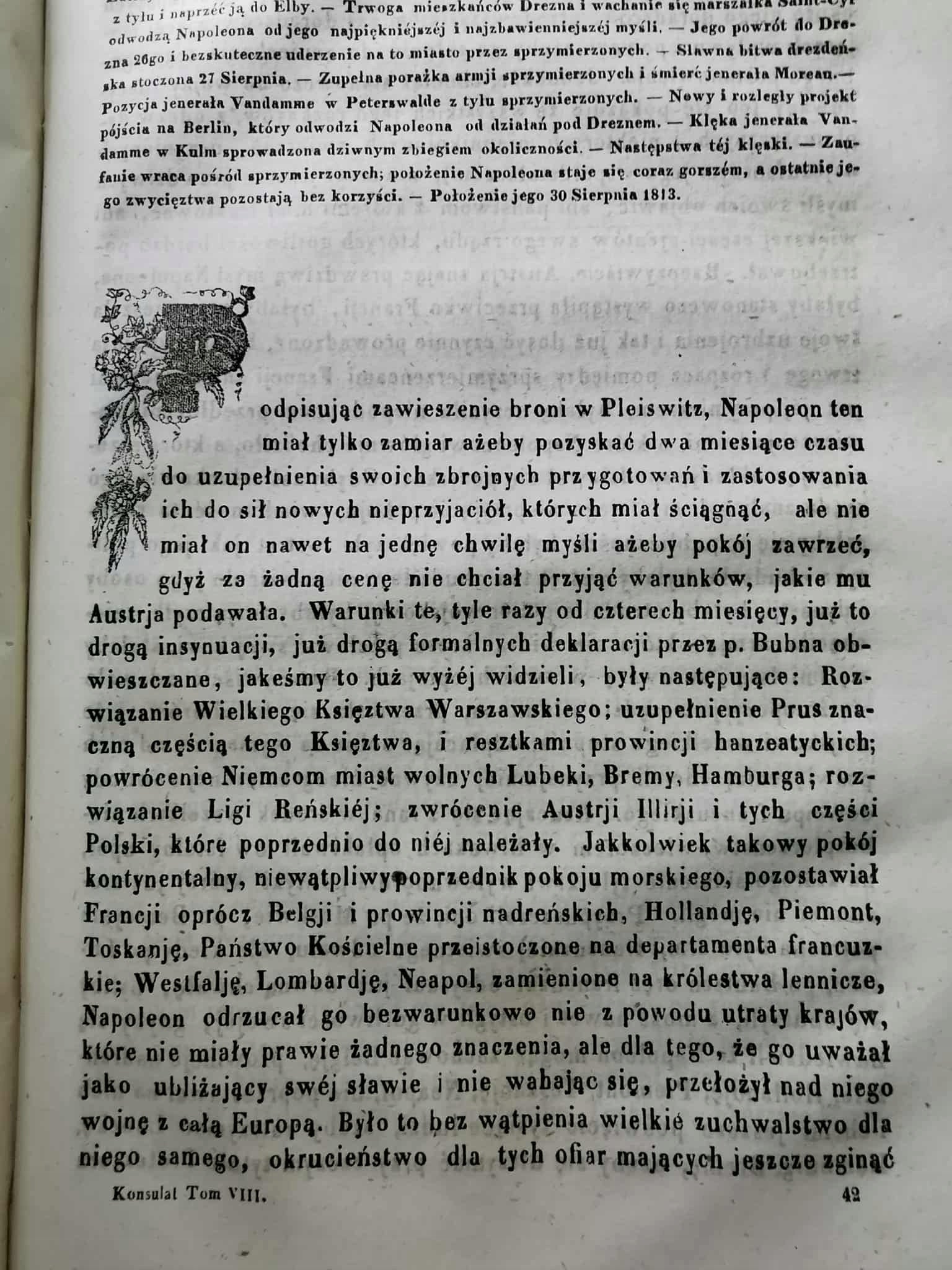 Historya Konsulatu i Cesarstwa t. VIII, A. Thiers [Warszawa 1860]