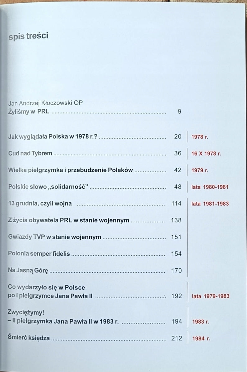 Żyliśmy w PRL Jan Andrzej Kłoczowski