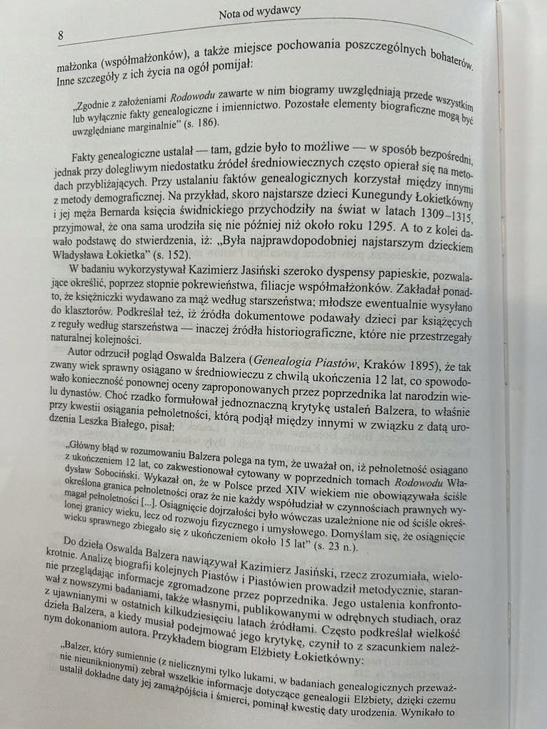 Rodowód Piastów małopolskich i kujawskich - Kazimierz Jasiński