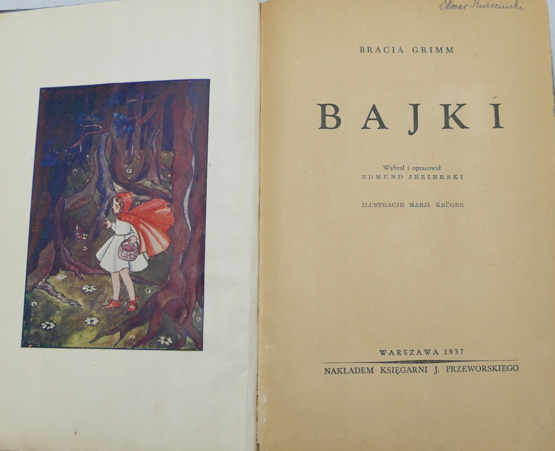 Bajki, Bracia Grimm [1937] [il. Maria Krüger]