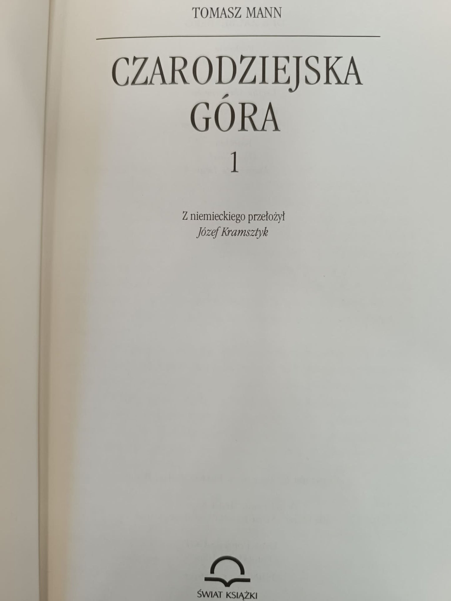 Tomasz Mann x2 Czarodziejska góra T. 1, 2