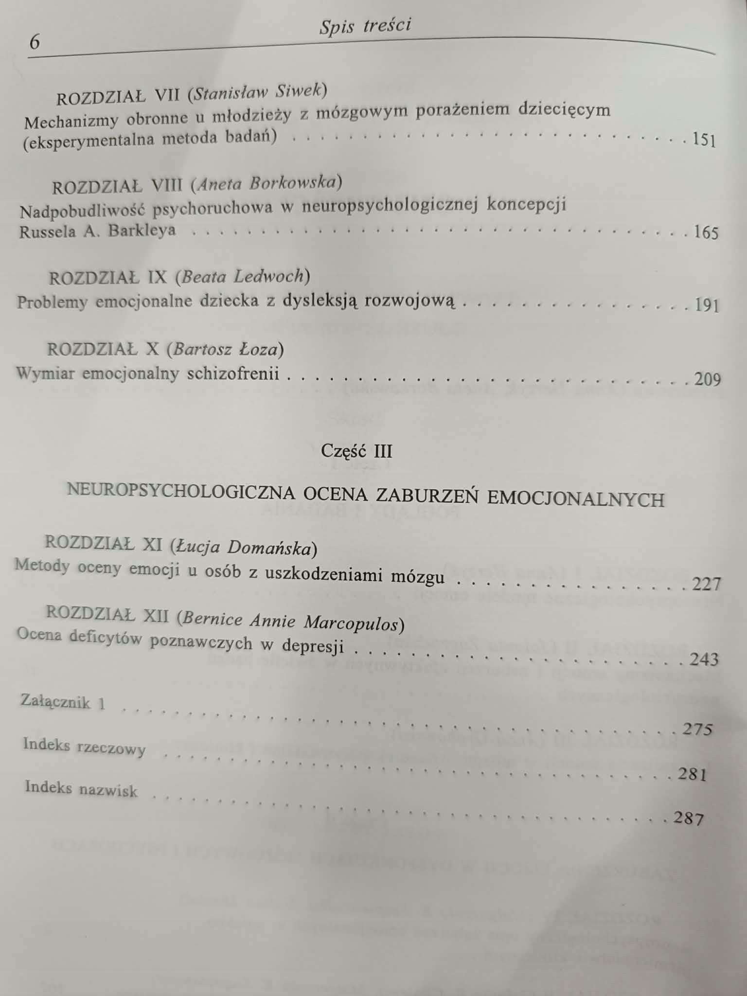 Neuropsychologia emocji, poglądy, badania, klinika, Praca zbiorowa