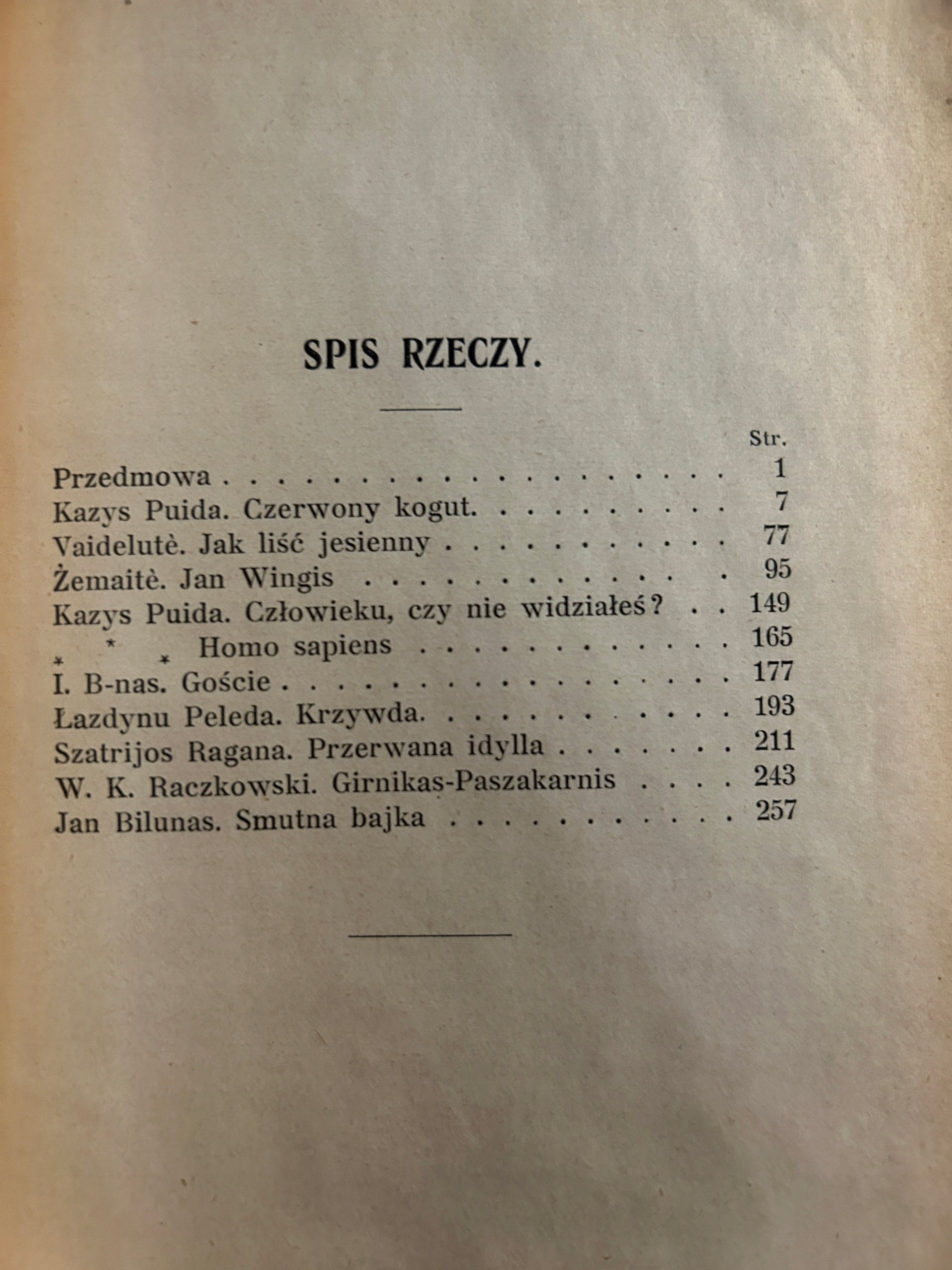 Czerwony kogut. Nowele litewskie -z przedmową Józefa Weyssenhoffa [1913 r.]
