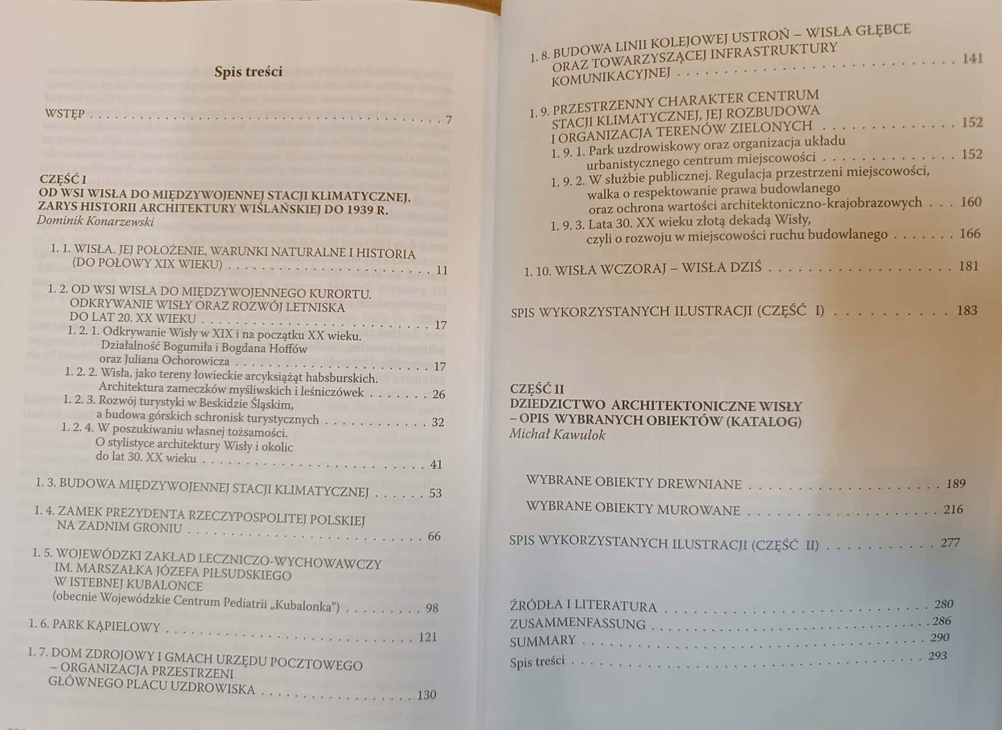 Konarzewski, Kawulok Od wsi do uzdrowiska. Dziedzictwo [dedykacja Autora]