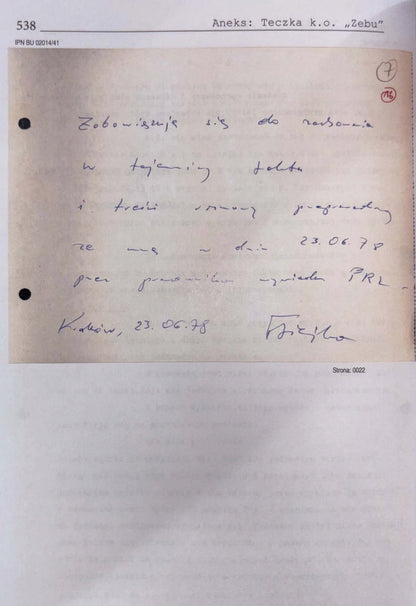 Uporczywa lustracja prof. Franciszka Ziejki Rektora UJ Bogusław Górka