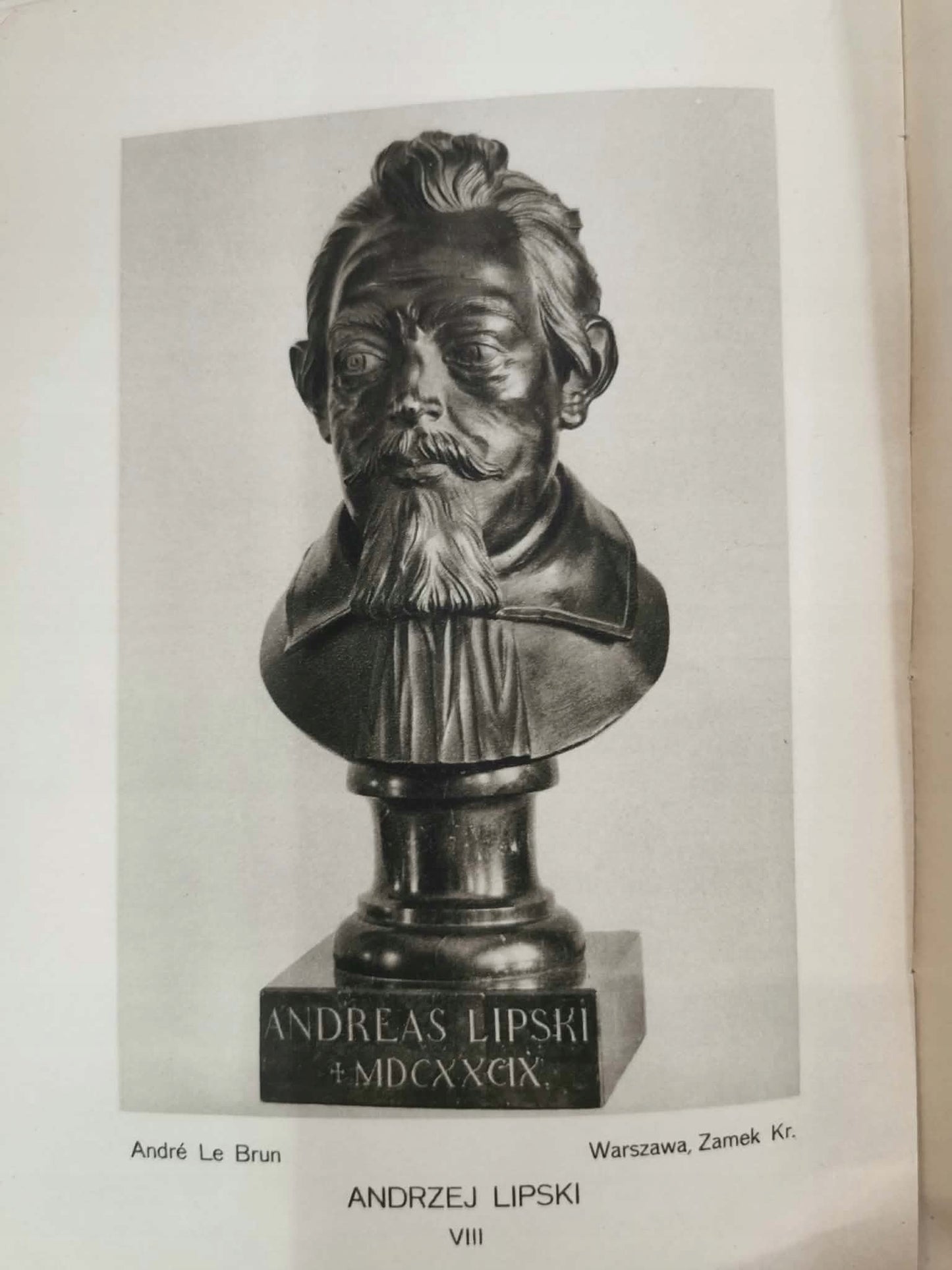 Rzeźby portretowe w bronzie na Zamku Królewskim, T. Mańkowski [1934]