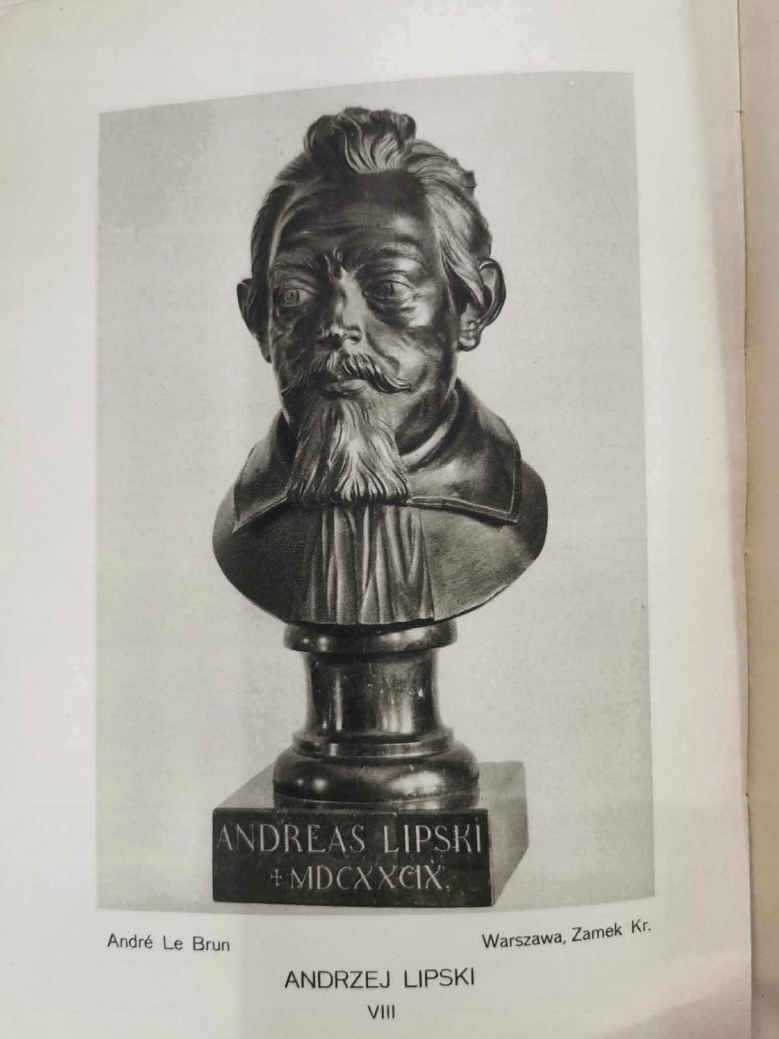 Rzeźby portretowe w bronzie na Zamku Królewskim, T. Mańkowski [1934]
