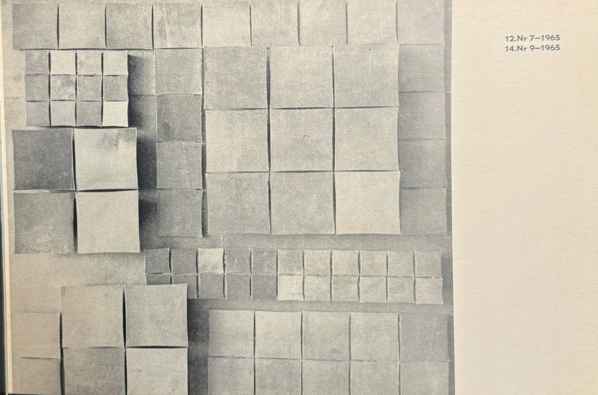 Wystawa prac Henryka Stażewskiego grudzień 1965 [katalog wystawy]
