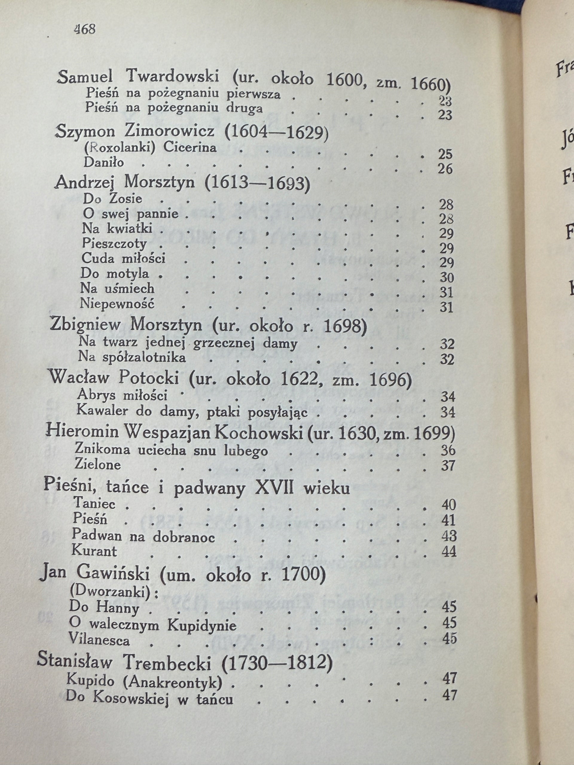 Polska pieśń miłosna Antologia Jan Lorentowicz [1923 r.]