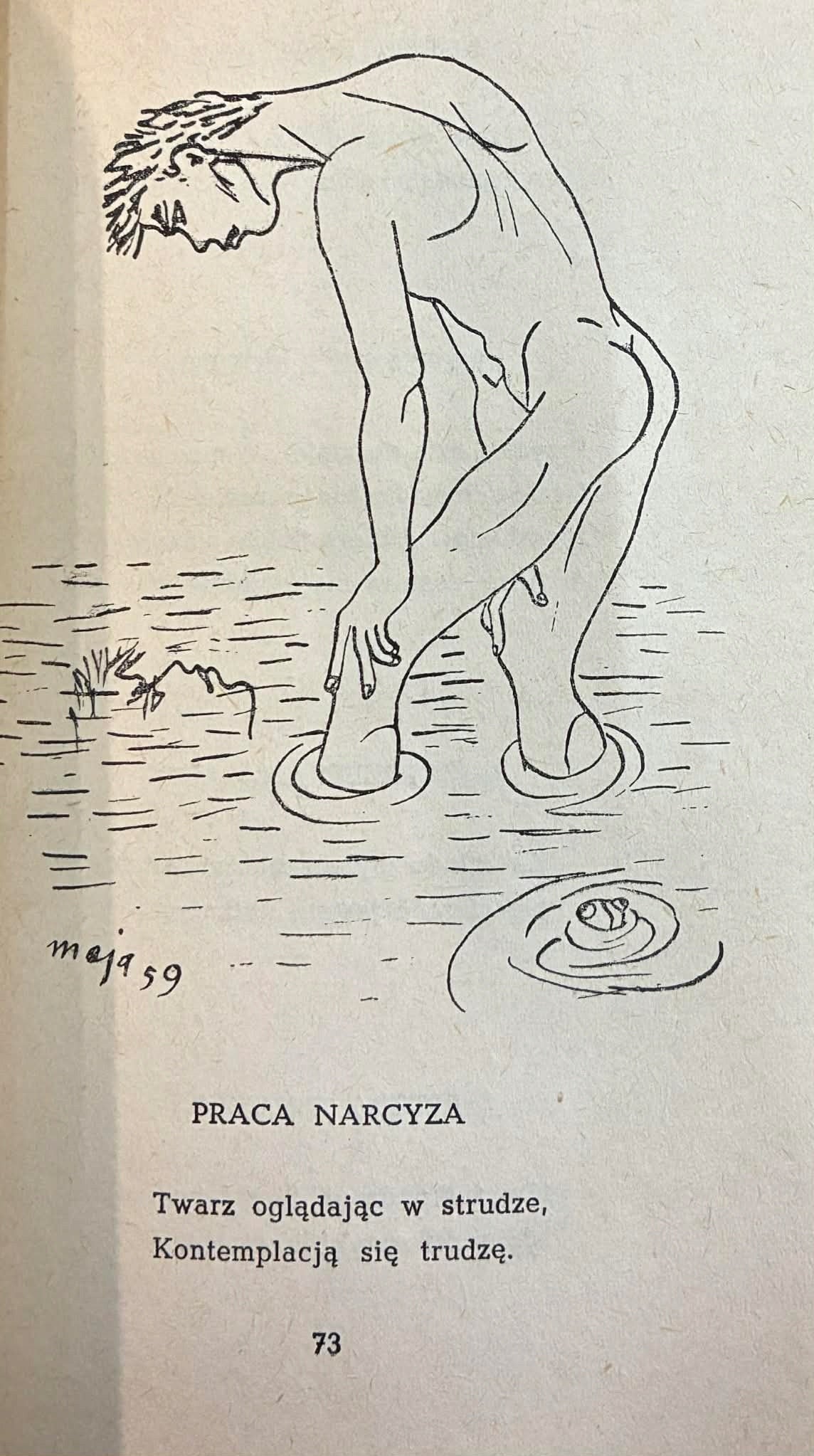 Jan Izydor Sztaudynger Krople Liryczne [ilustr. Maja Berezowska][1959]