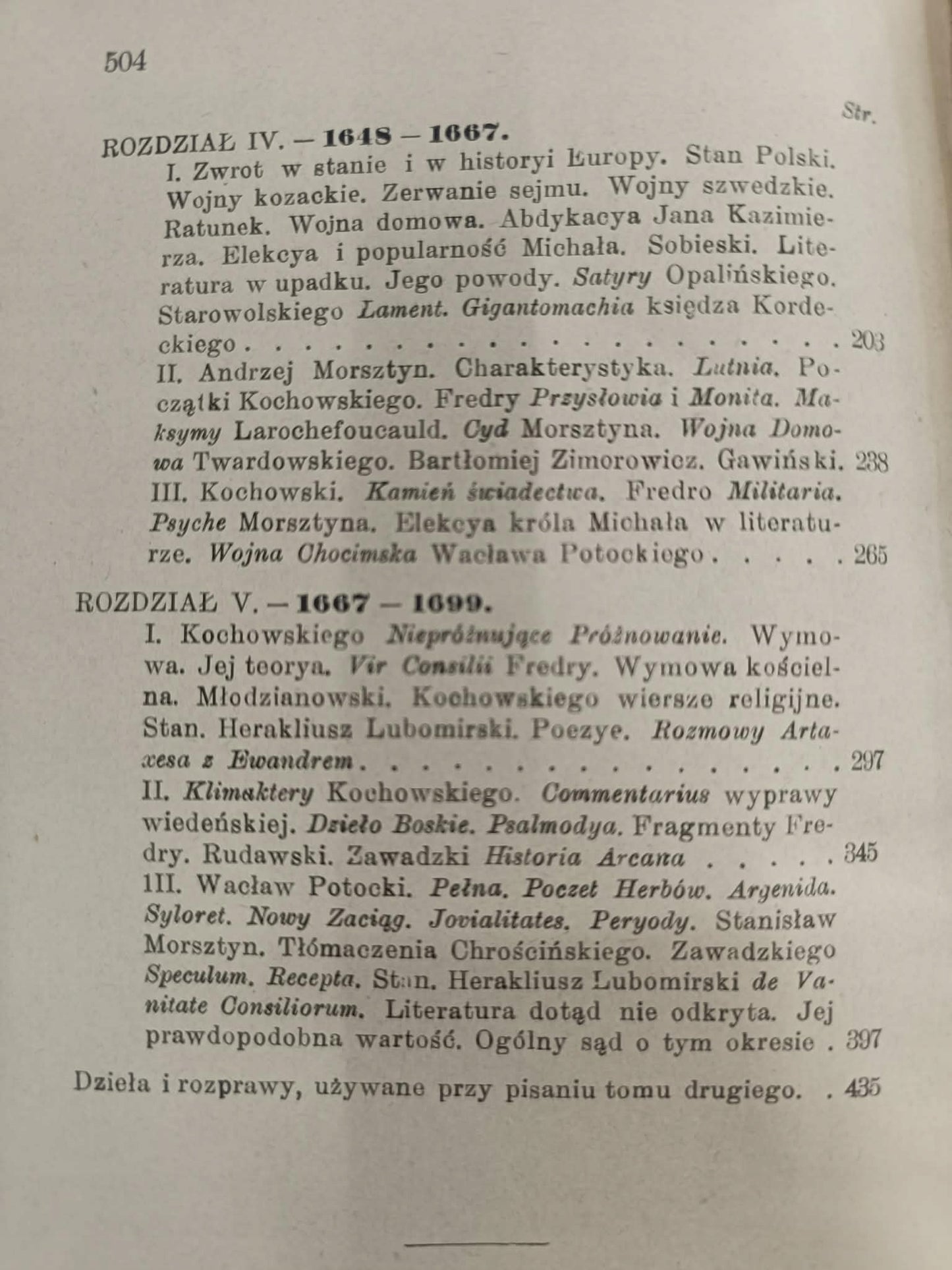 Historya literatury polskiej St. Tarnowski T. 2- Wiek XVII, T. 3-Wiek XVIII