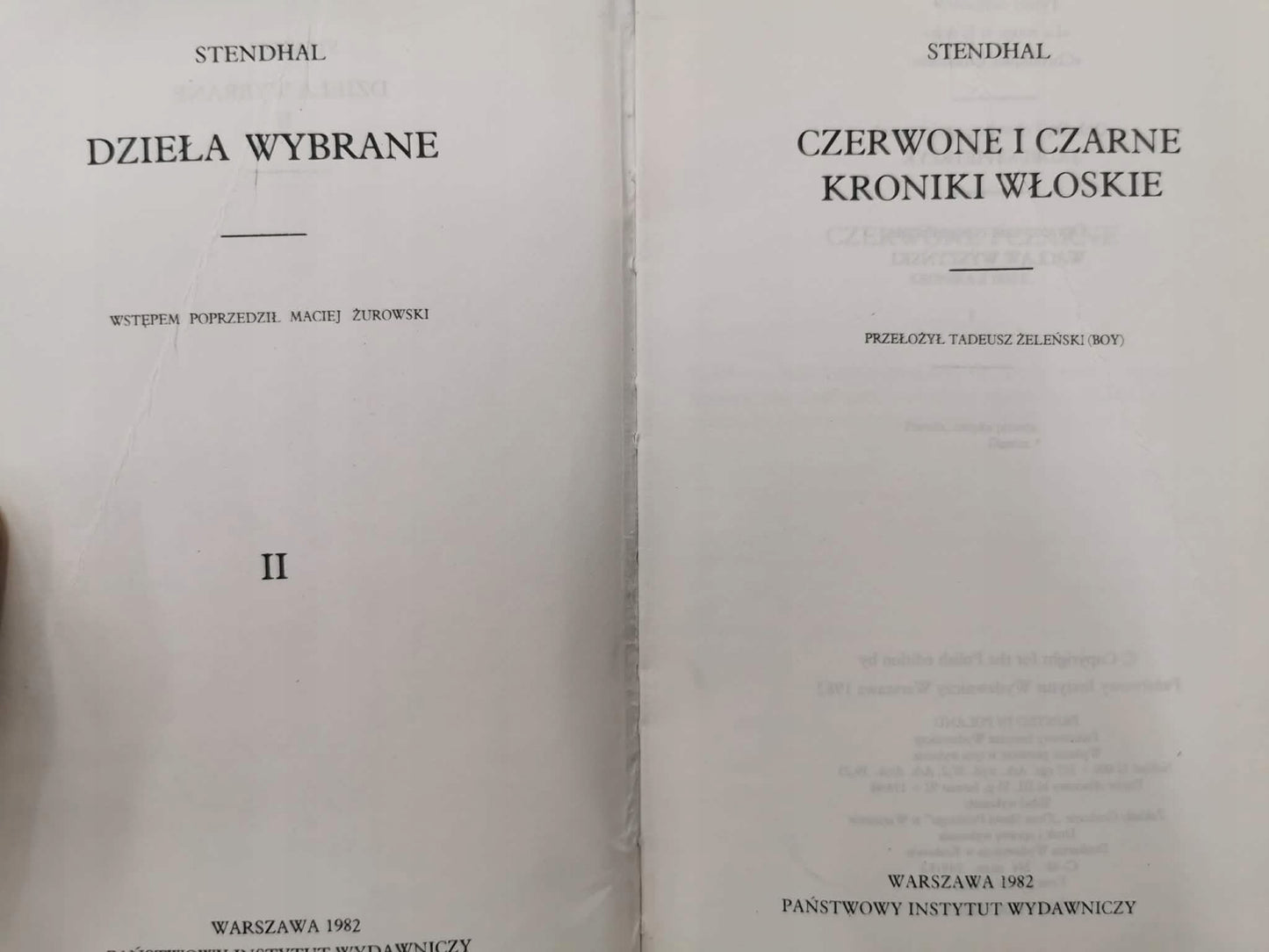 Dzieła Wybrane t. I-IV, Stendhal