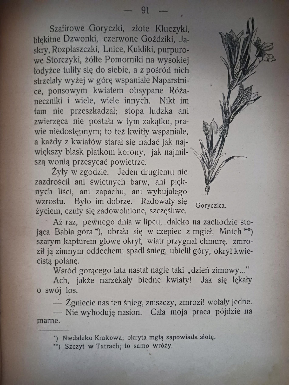 Pieśń poranna Jadwiga Warnkówna [wydanie z roku 1903] [RZADKIE]