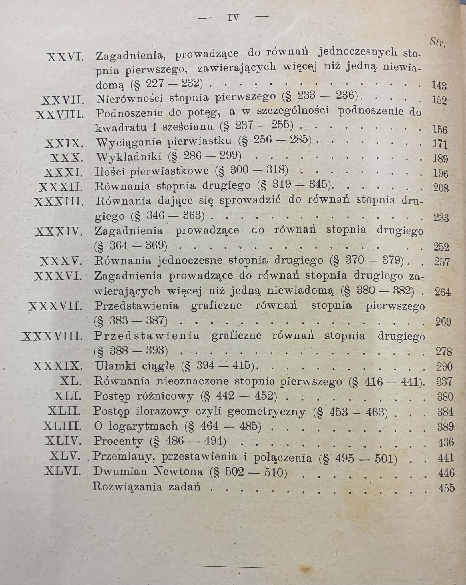 Algebra początkowa Isaac Todhunter [Gebethner i Wolff][1907]