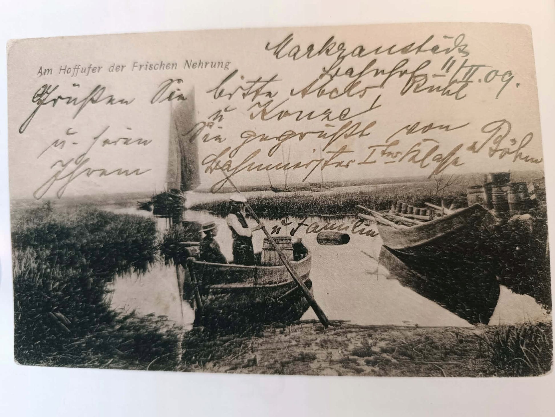 Zalew Wiślany. Szlak wodny/Ein Wasserweg. Ilustrowany przewodnik po dawnym