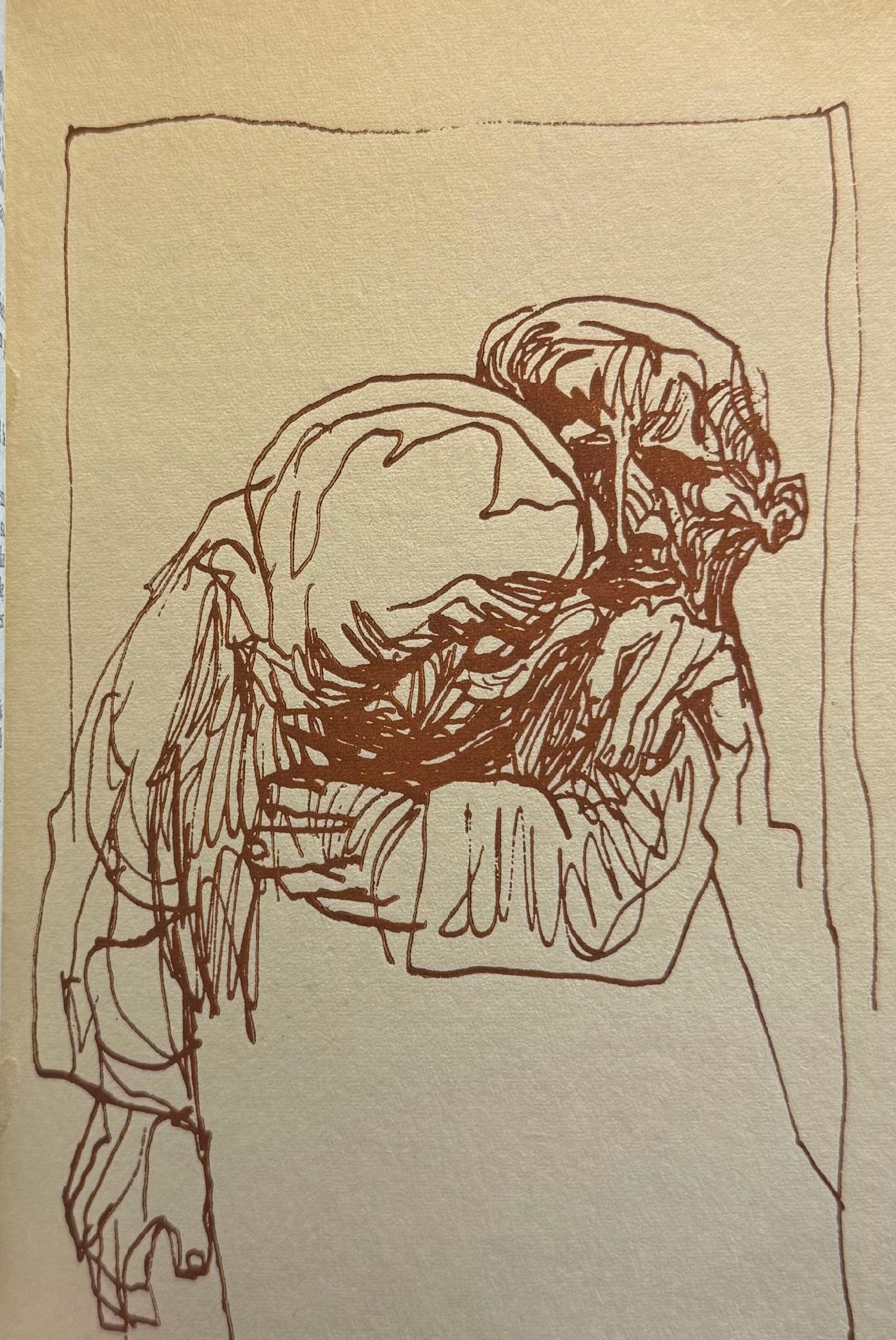 Ofiara Stefania Zahorska [Zbiór Biblioteki Londyn][rys. Feliks Topolski]