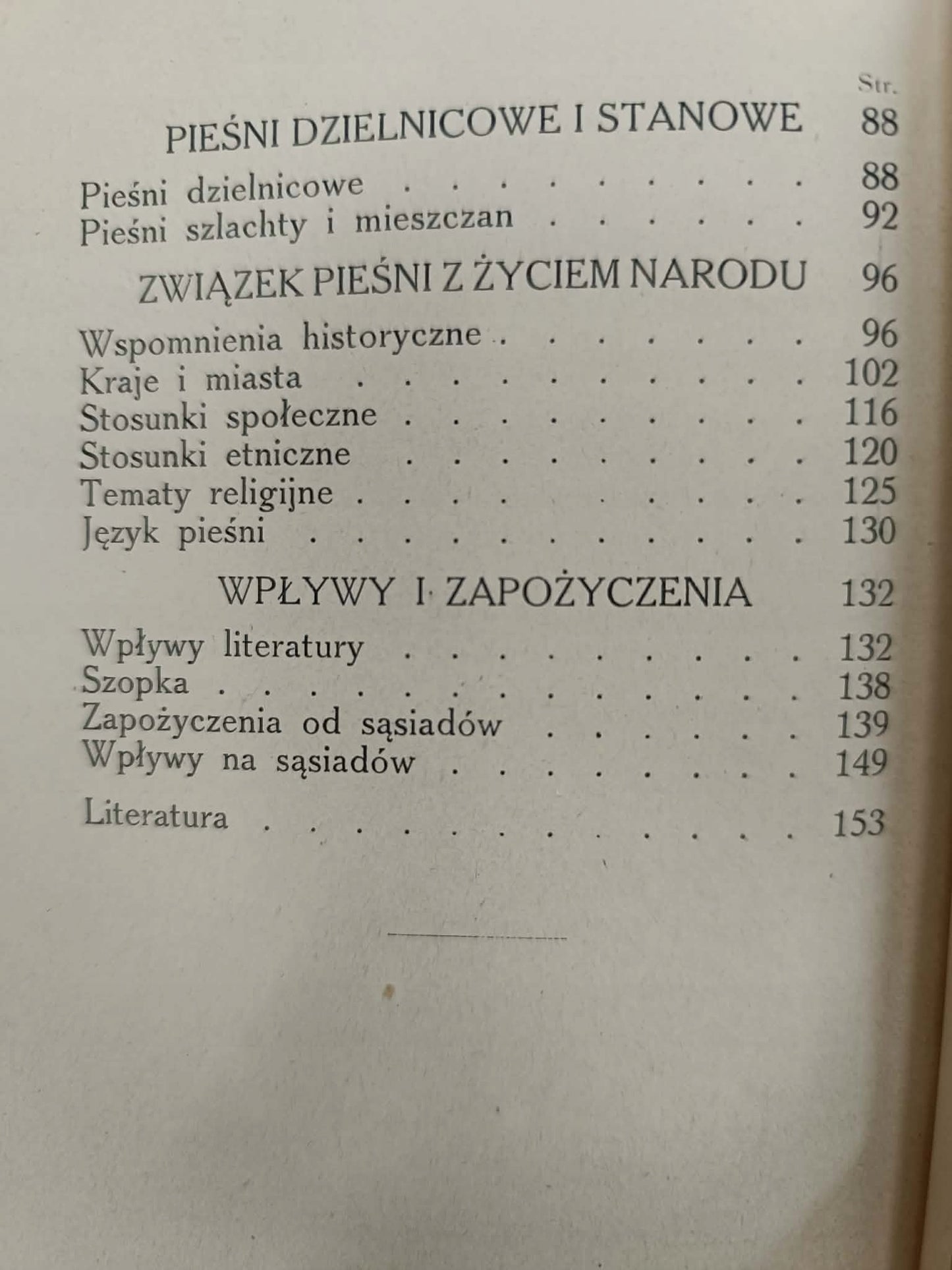 Pieśni ludu polskiego, Jan St Bystroń, Bibljoteczka Orbis, Seria III, T. 3