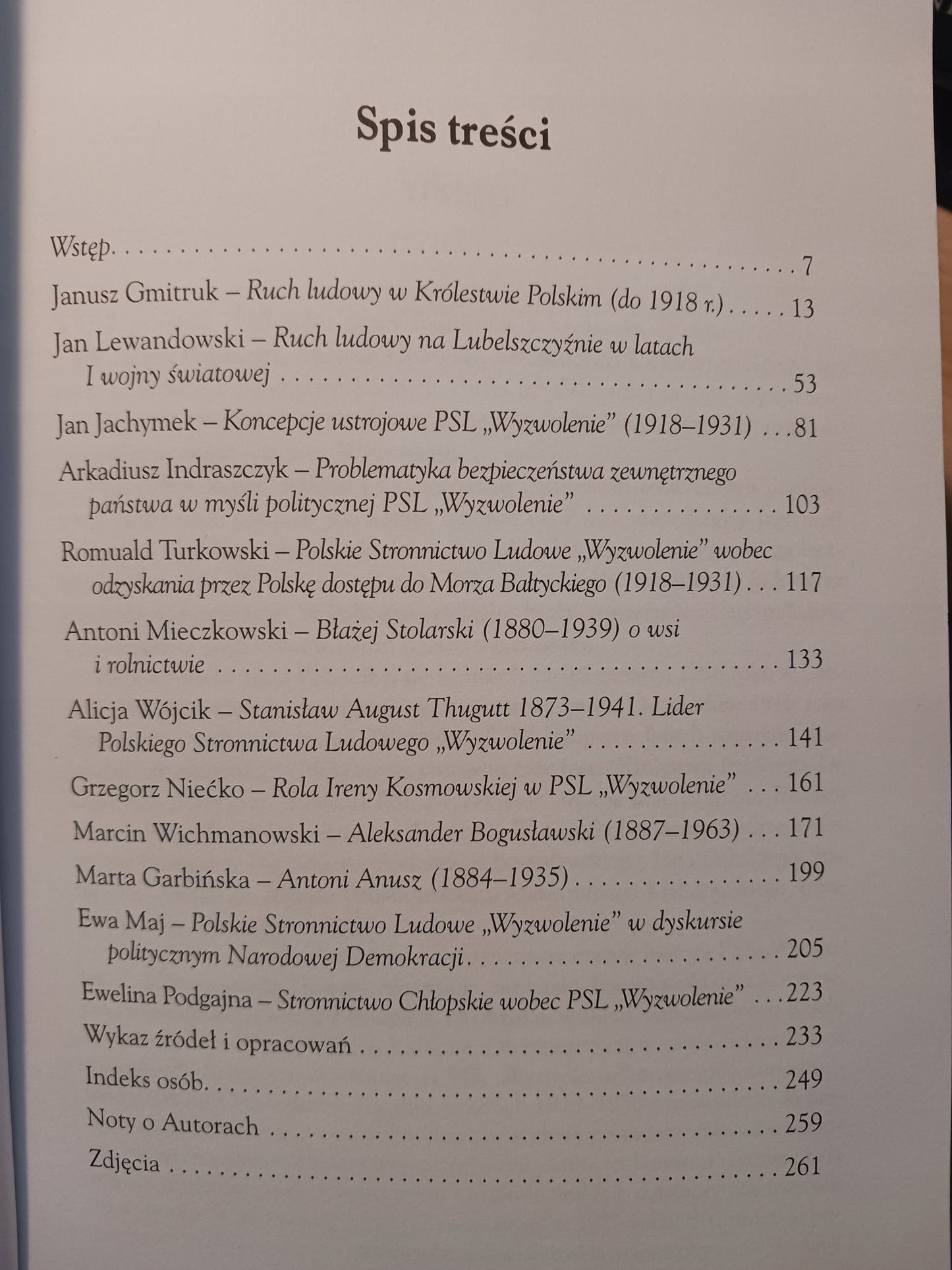 Polskie Stronnictwo Ludowe ,,Wyzwolenie" red. Marcin Wichmanowski