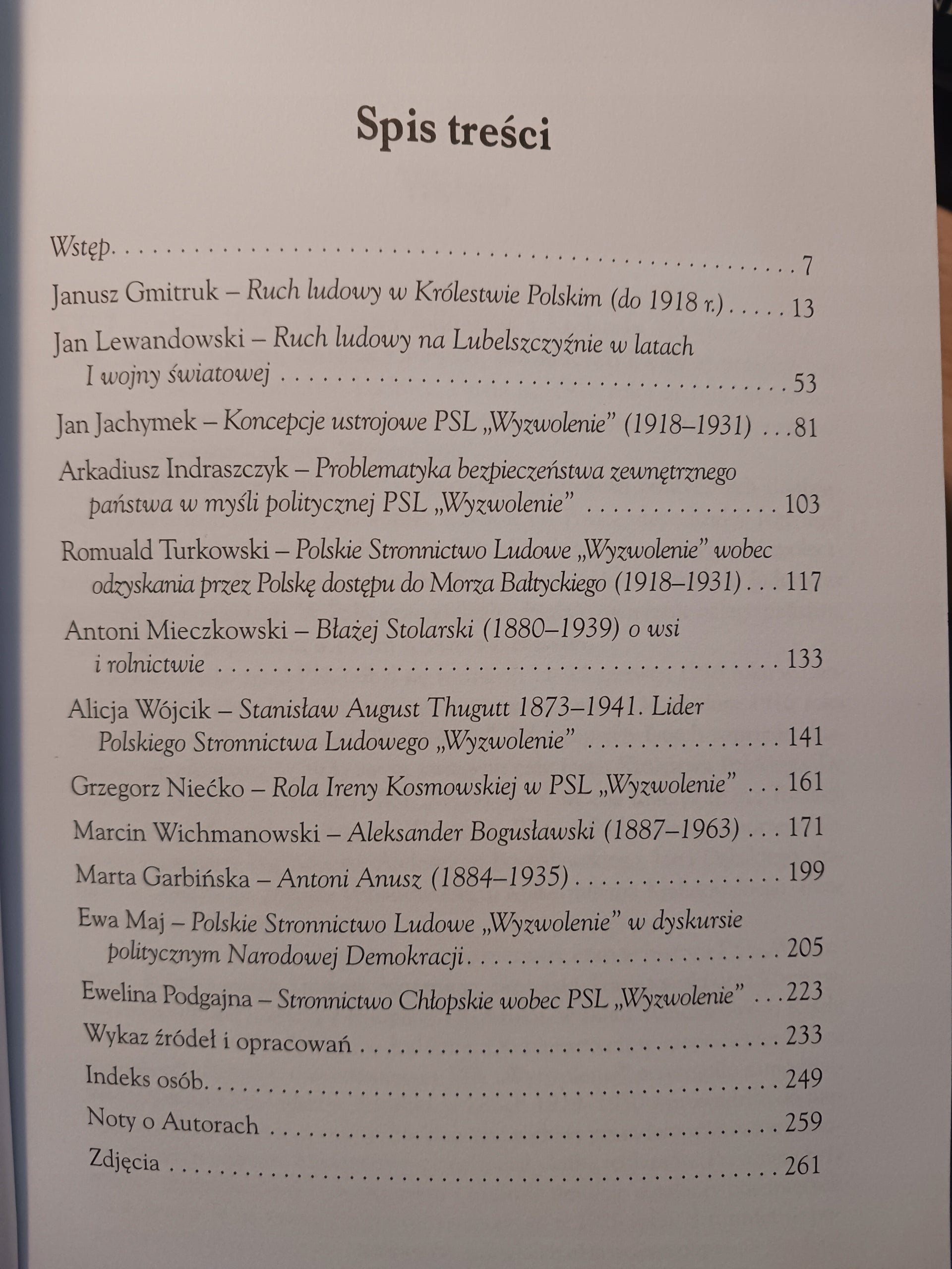 Polskie Stronnictwo Ludowe ,,Wyzwolenie" red. Marcin Wichmanowski