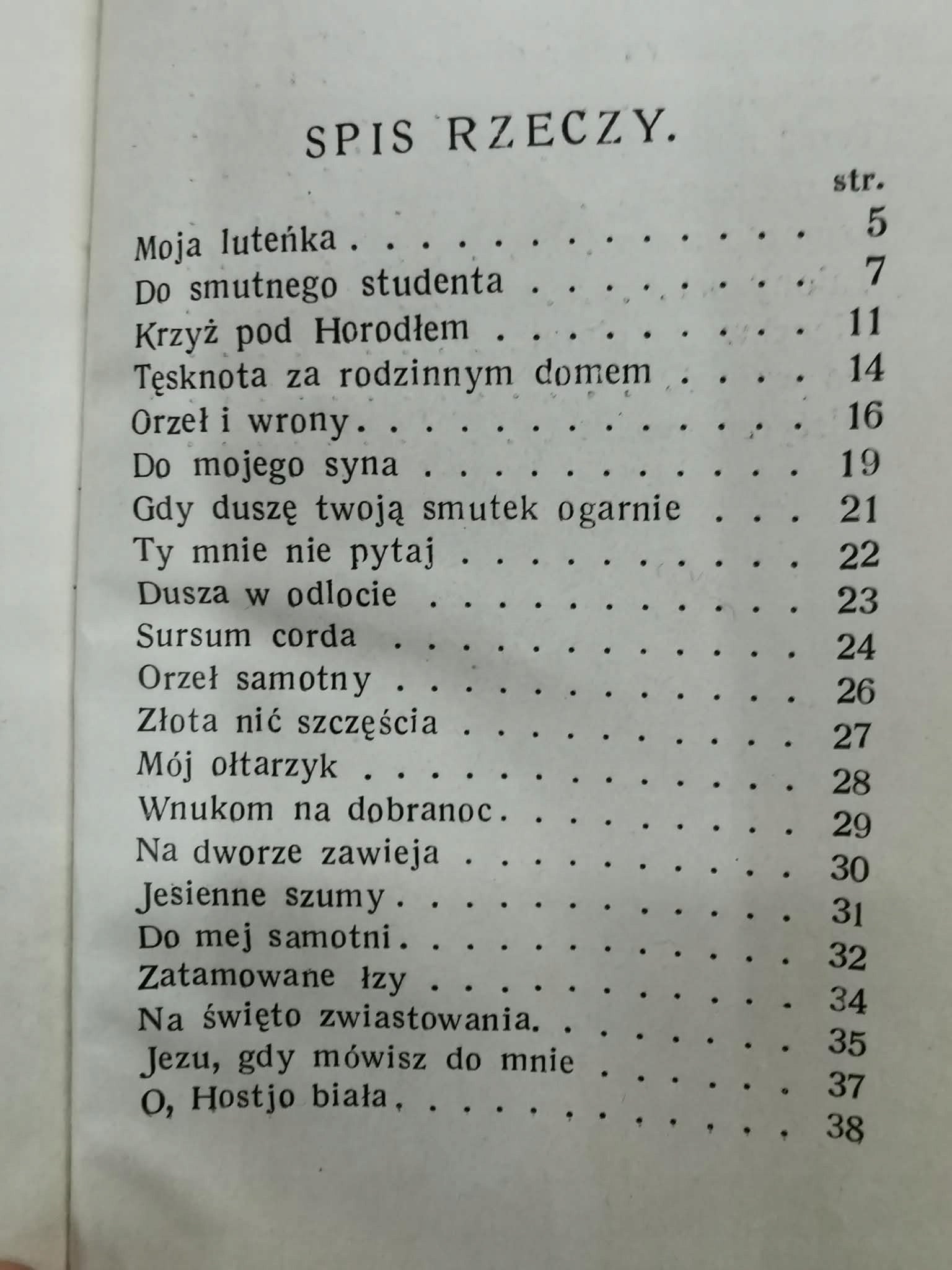 Moja Luteńka, Maria Suchorzewska [Warszawa 1930]