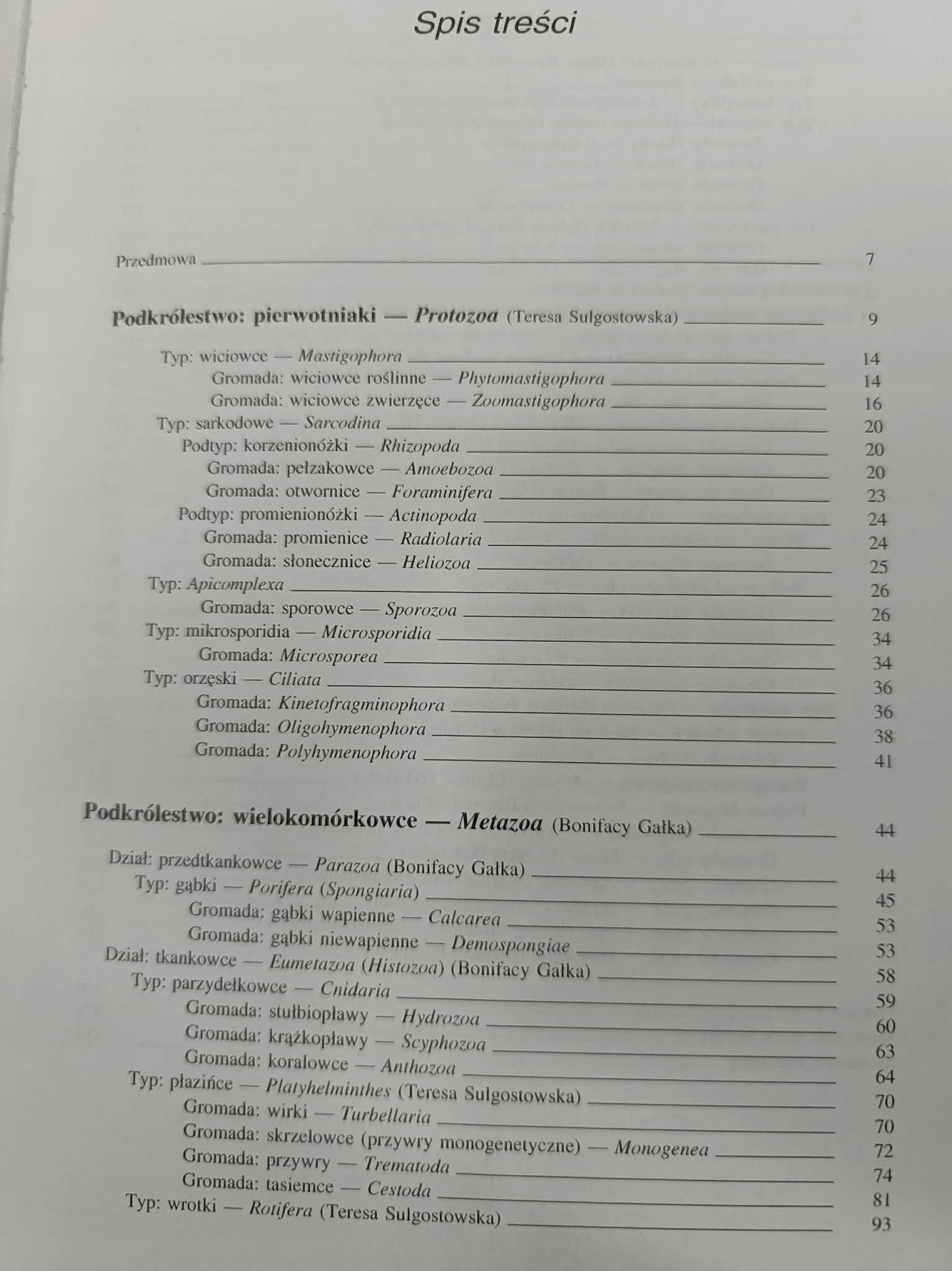 Zoologia dla uczelni rolniczych Hempel-Zawistowska Jolanta
