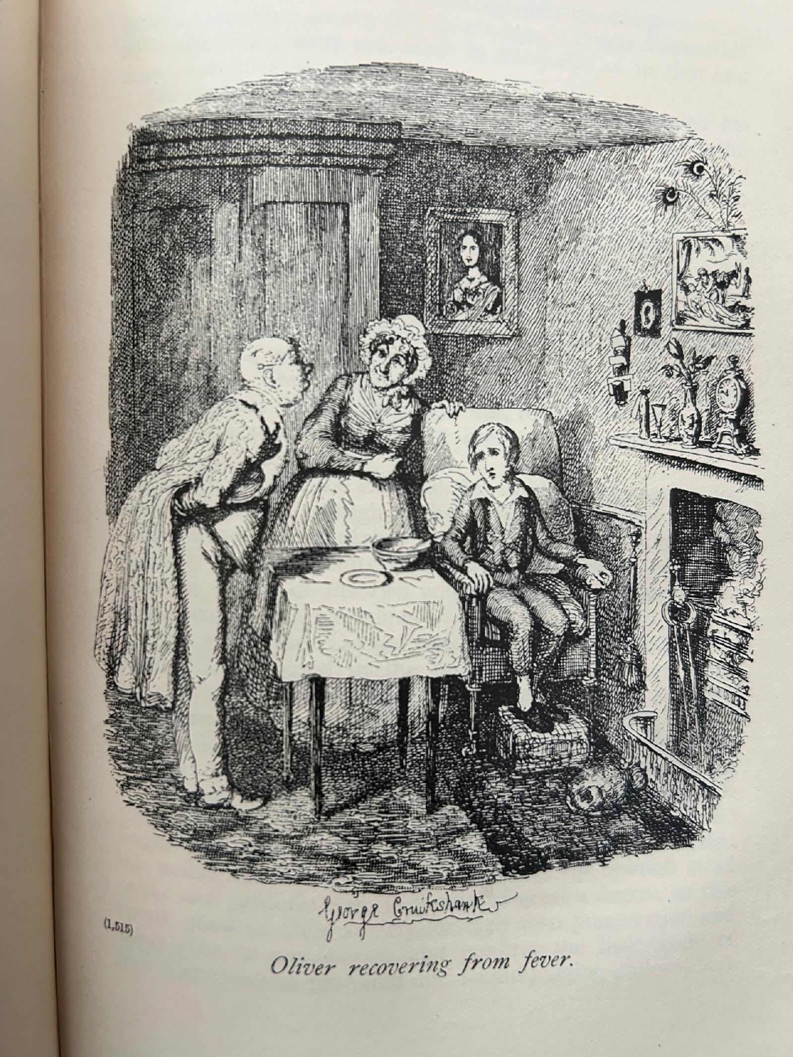 The Adventures of Oliver Twist - Charles Dickens, il. Andrew Lang [ok.1900]