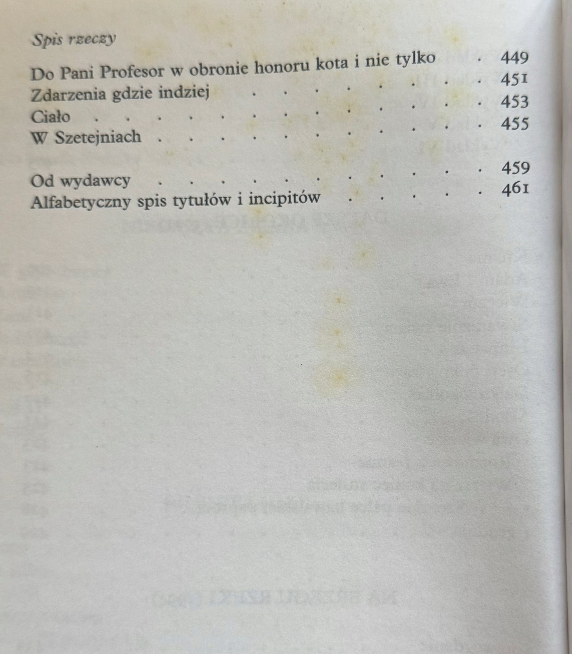 Wiersze wybrane Czesław Miłosz