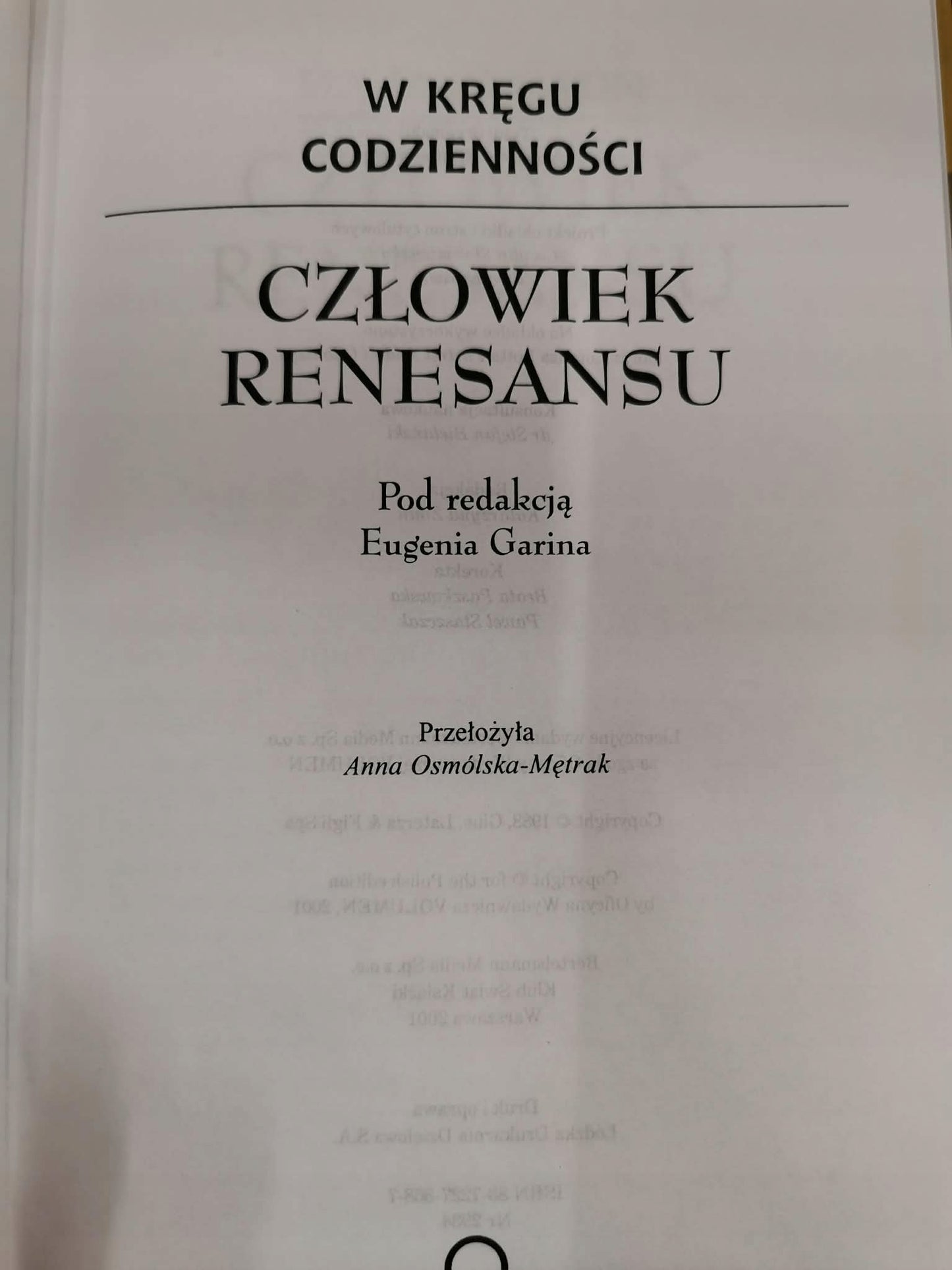 Zestaw 3 książek W kręgu codzienności:Człowiek Renesansu, Egiptu,Romantyzmu