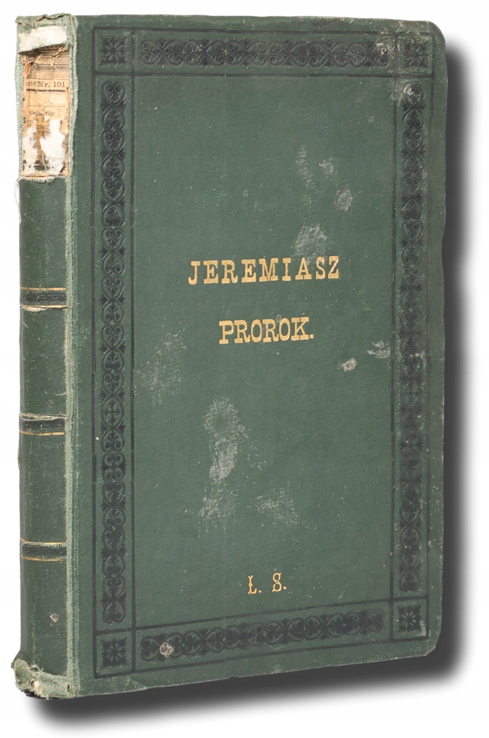 (autograf)Jeremiasz prorok: dramat historyczny, Żmigrodzki M. [Kraków 1892]