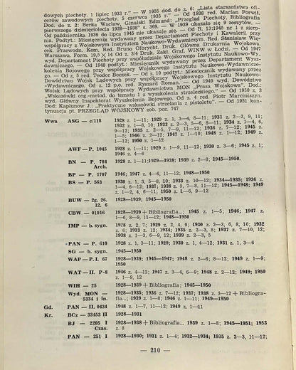 Centralny Katalog Czasopism Wojskowych Tom I [nakład 1200]
