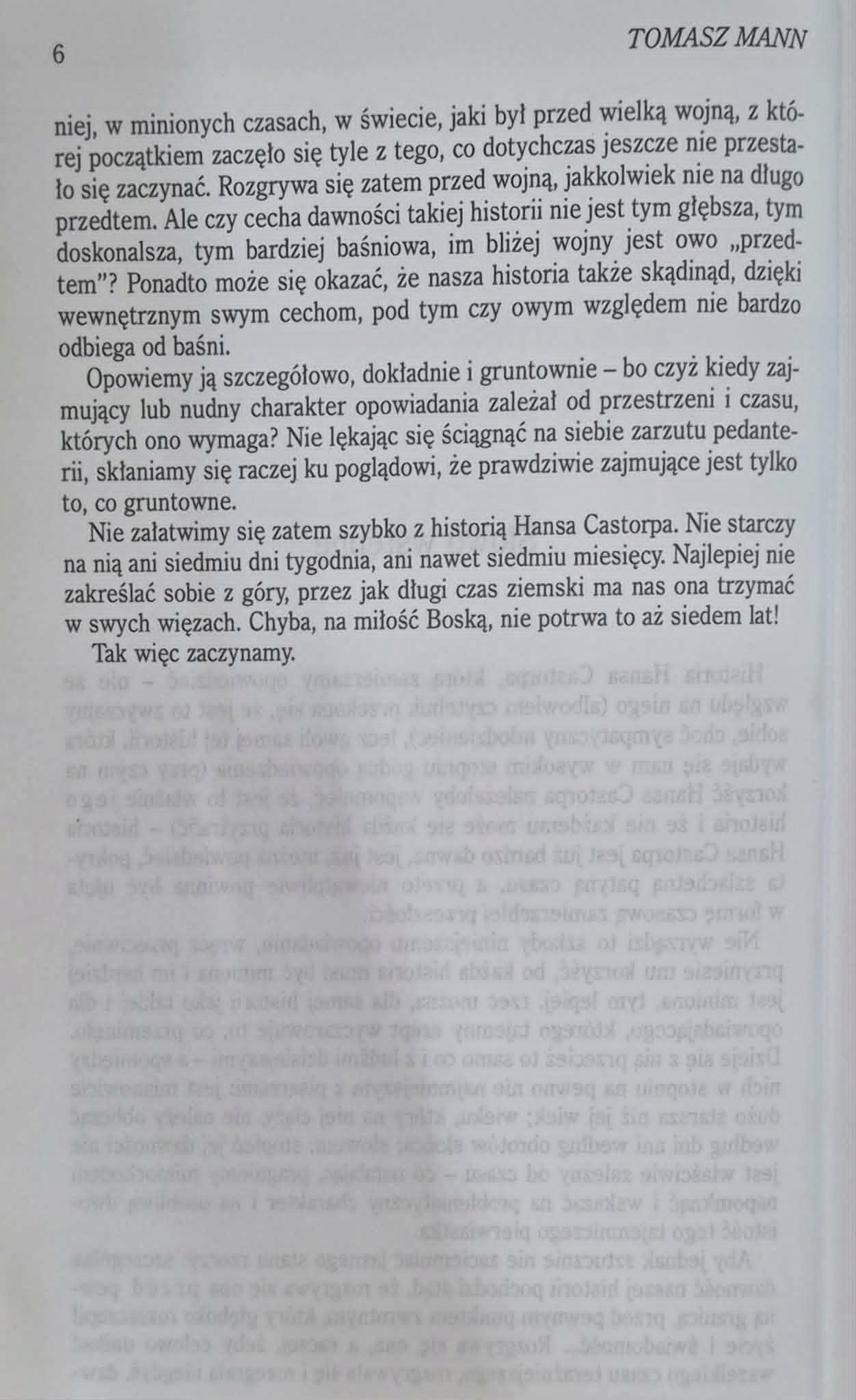 Komplet Czarodziejska góra Tom I i II Tomasz Mann [Biblioteka Klasyki]