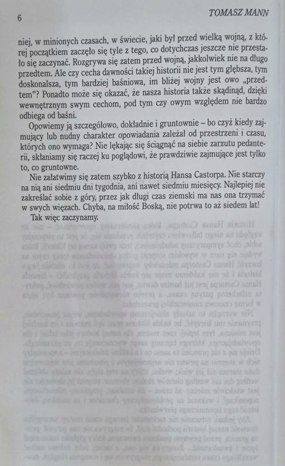 Komplet Czarodziejska góra Tom I i II Tomasz Mann [Biblioteka Klasyki]