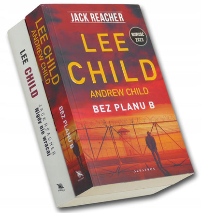 Zestaw 2 książek Lee Child, Andrew Child Jack Reacher: Bez planu B...