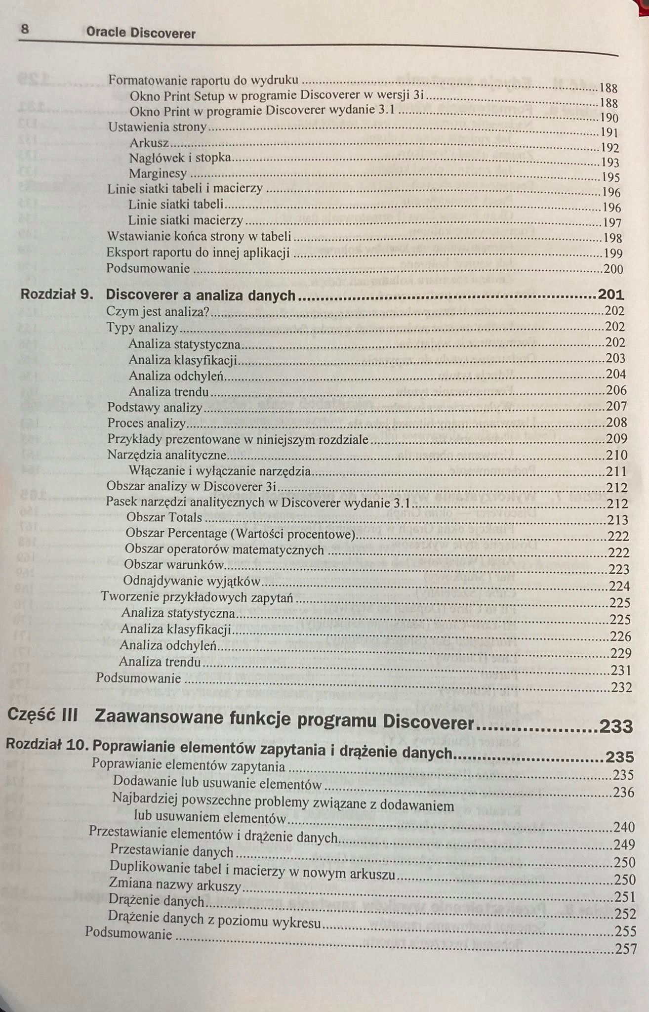 Oracle Discoverer Twórz efekrtwne zapytania ad hoc