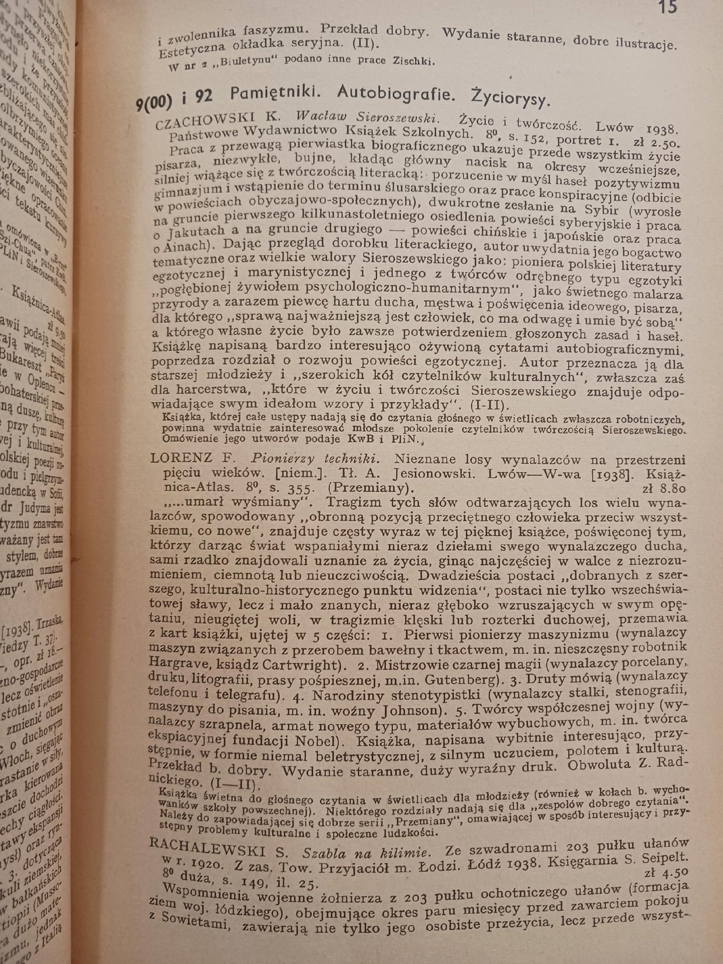 Przewodnik Literacki i Naukowy Rok I nr 1-5, Rok II nr 1-3 [1938 / 1939]