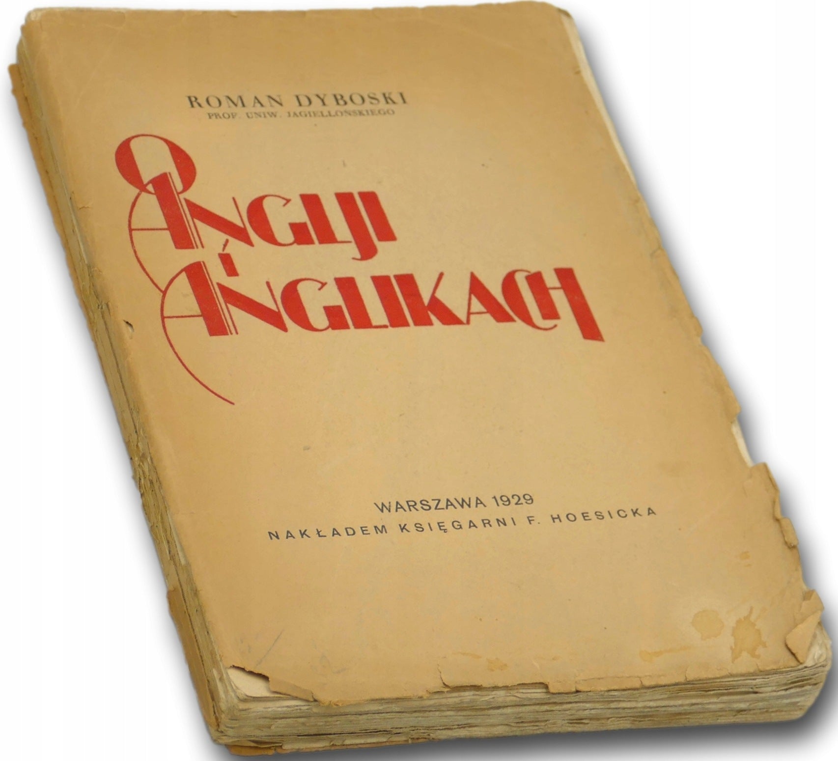 O Anglji i Anglikach, Roman Dyboski [1929]