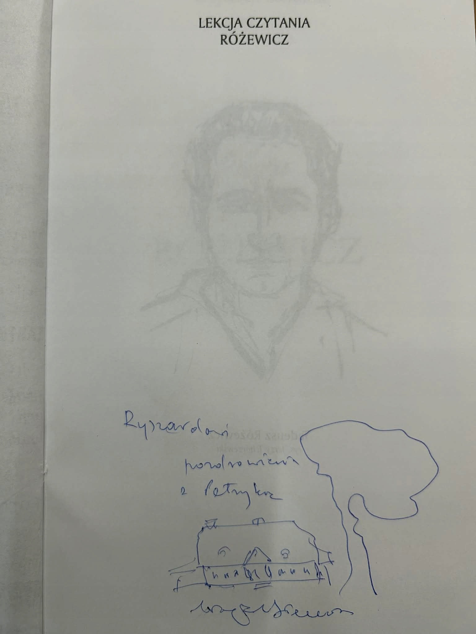 Lekcja czytania: Różewicz, Norwid, Gałczyński - Wojciech Siemion [Autograf]