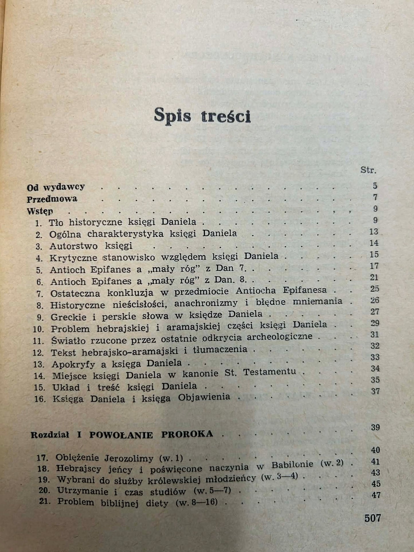 Księga Daniela - opracował Konstanty Bulli