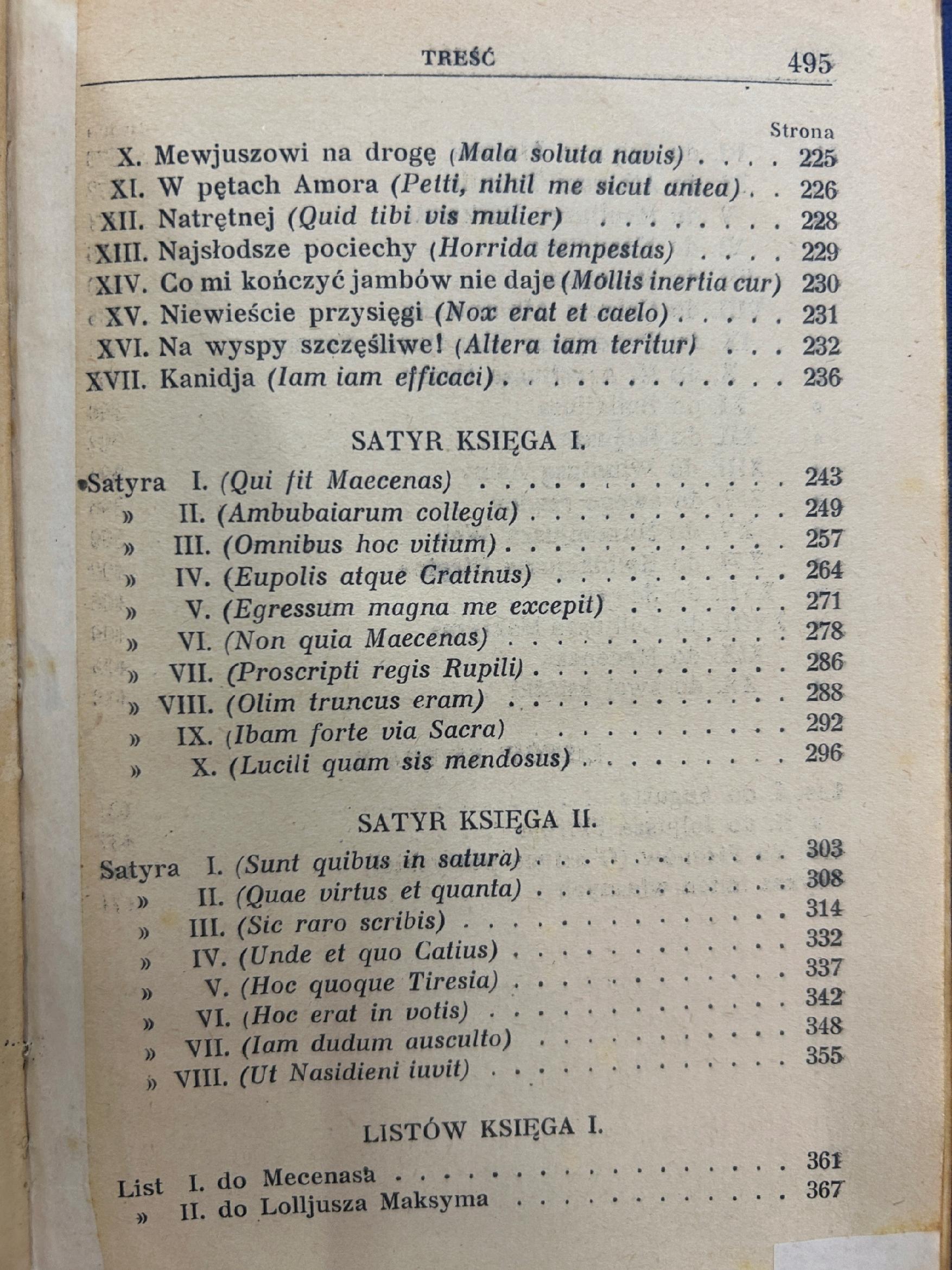 Poezje - Q. Horatius Flaccus [wydanie przedwojenne]