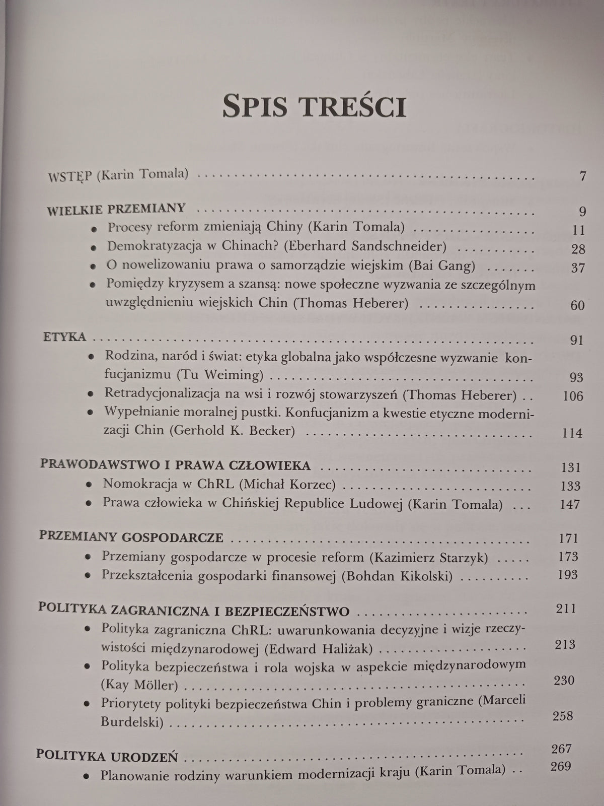 Chiny Przemiany państwa i społeczeństwa Karin Tomala [DEDYKACJA ODAUTORSKA]