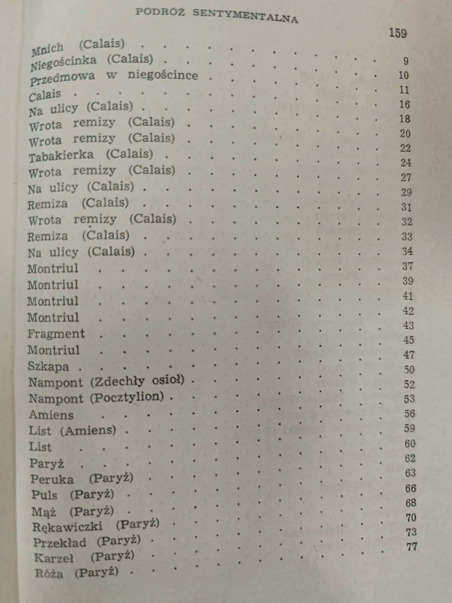 Laurence Sterne, Podróż sentymentalna Nr 174, Seria II