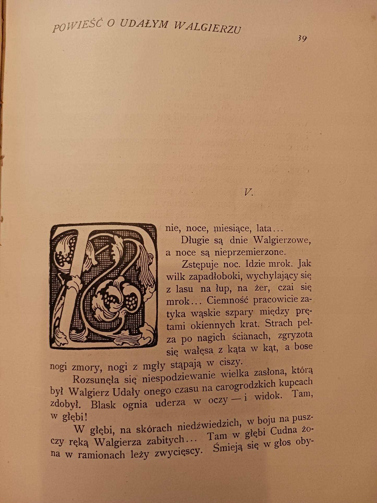 Powieść o udałym Walgierzu Stefan Żeromski [I wydanie; Warszawa rok 1906]