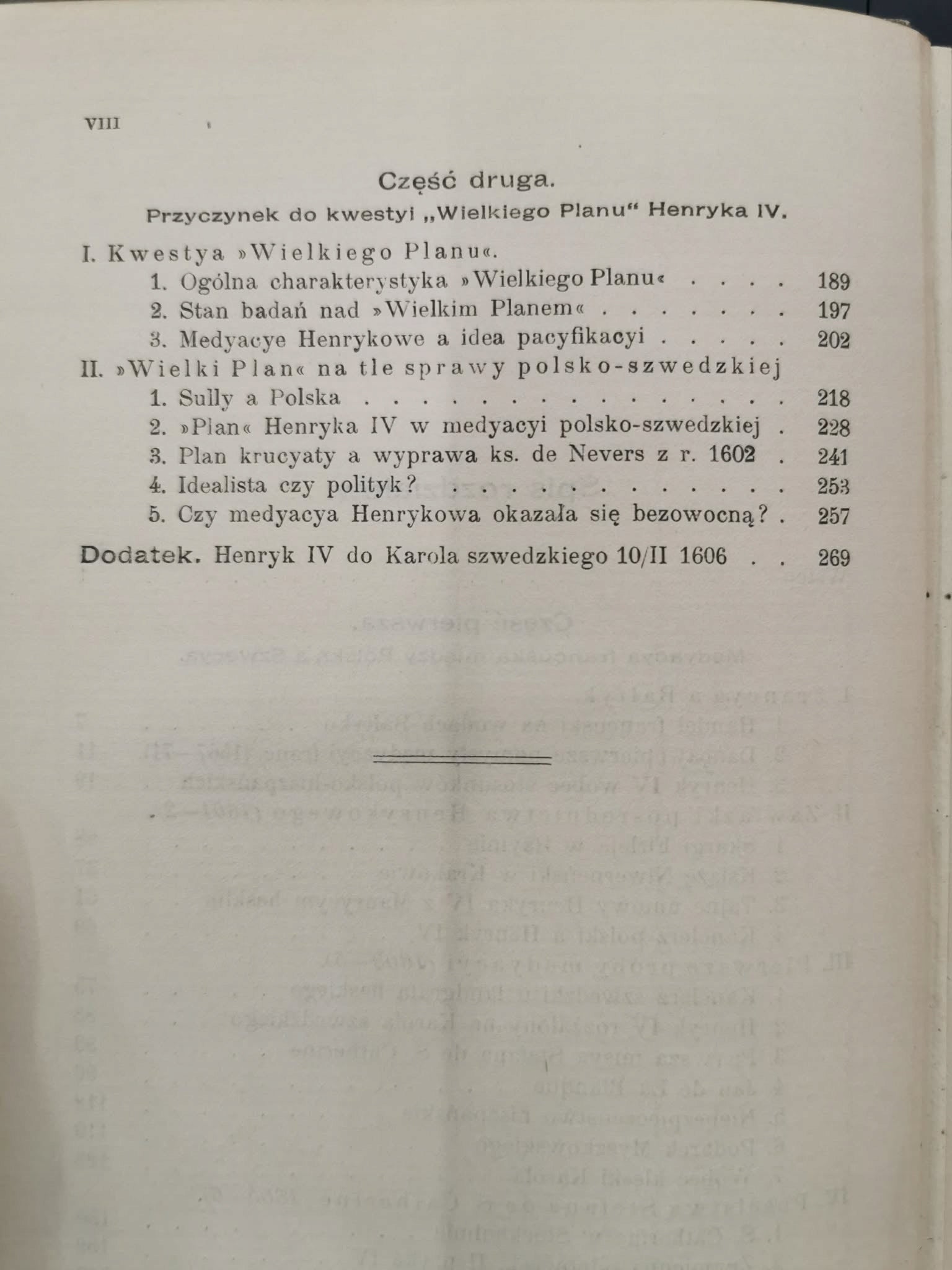Henryk IV wobec Polski i Szwecyi 1602-1610, W. Sobieski [Kraków 1907]