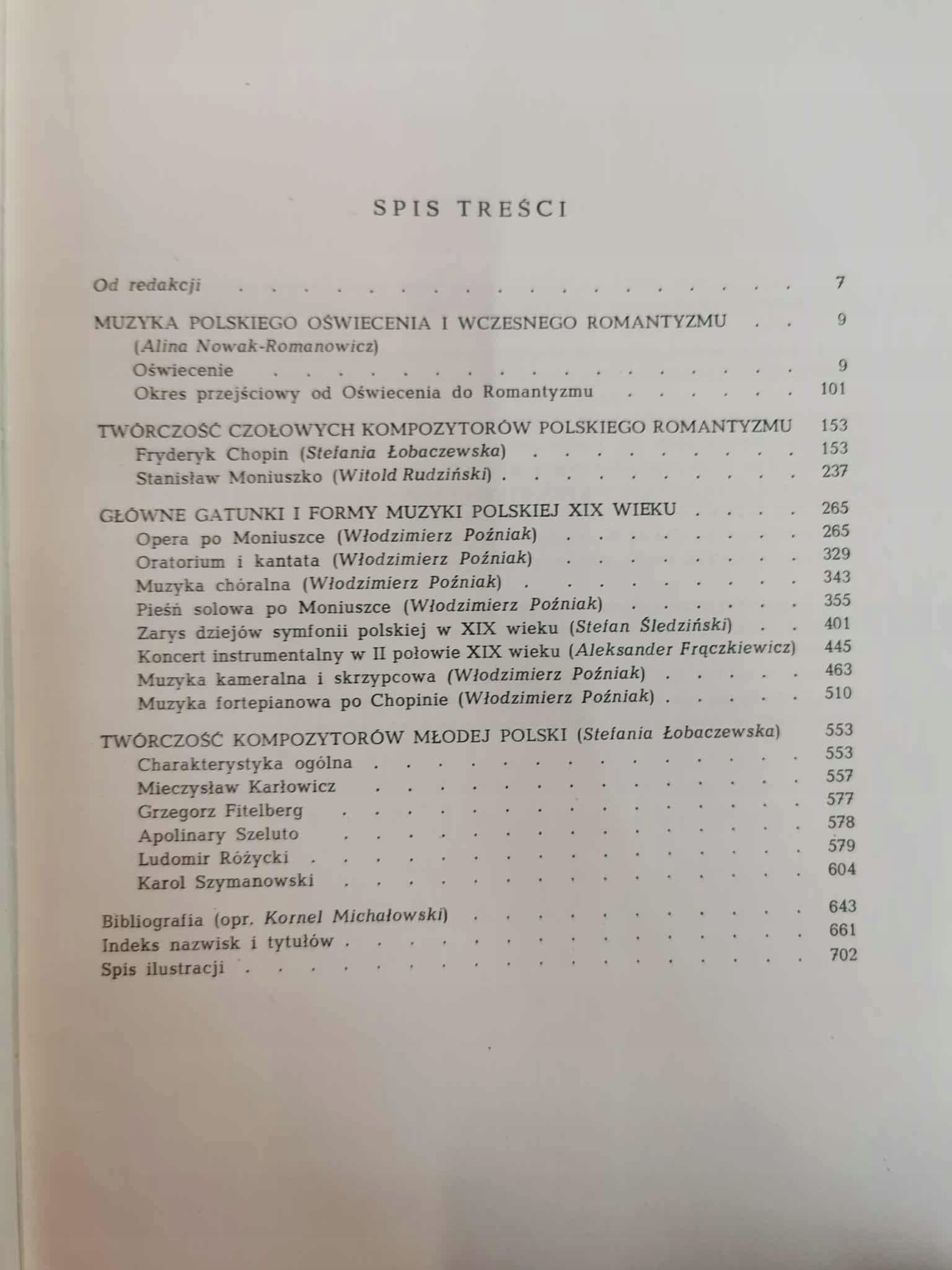 Z dziejów polskiej kultury muzycznej t. I-II