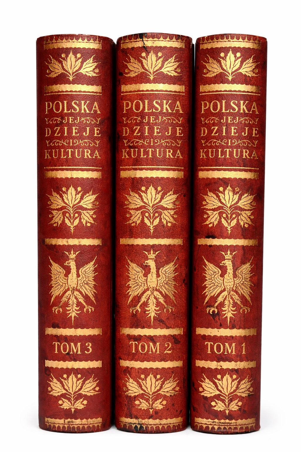 Polska, jej dzieje i kultura Komplet T. I- III [oprawa F.J. Radziszewski]