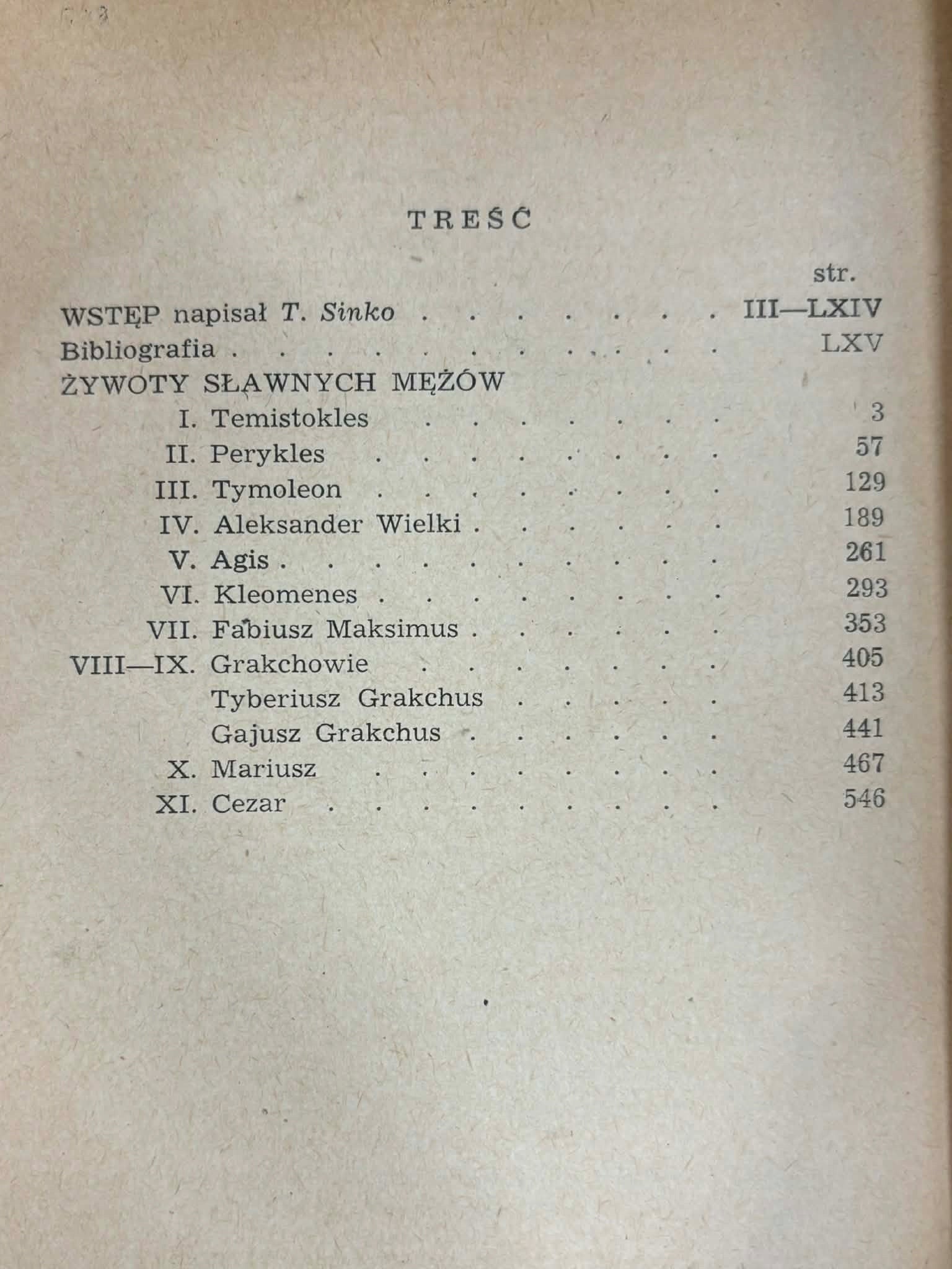 Żywoty sławnych mężów Plutarch M. Brożek (przekład) [Biblioteka Narodowa]